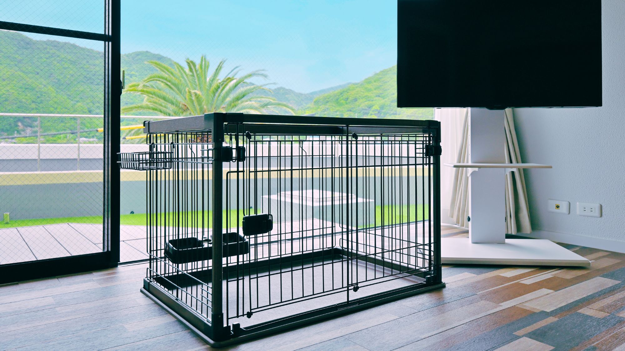 【客室一例】ドッグフレンドリールーム（202）定員4名／ワンちゃん最大2匹まで（中型2匹、大型２匹）