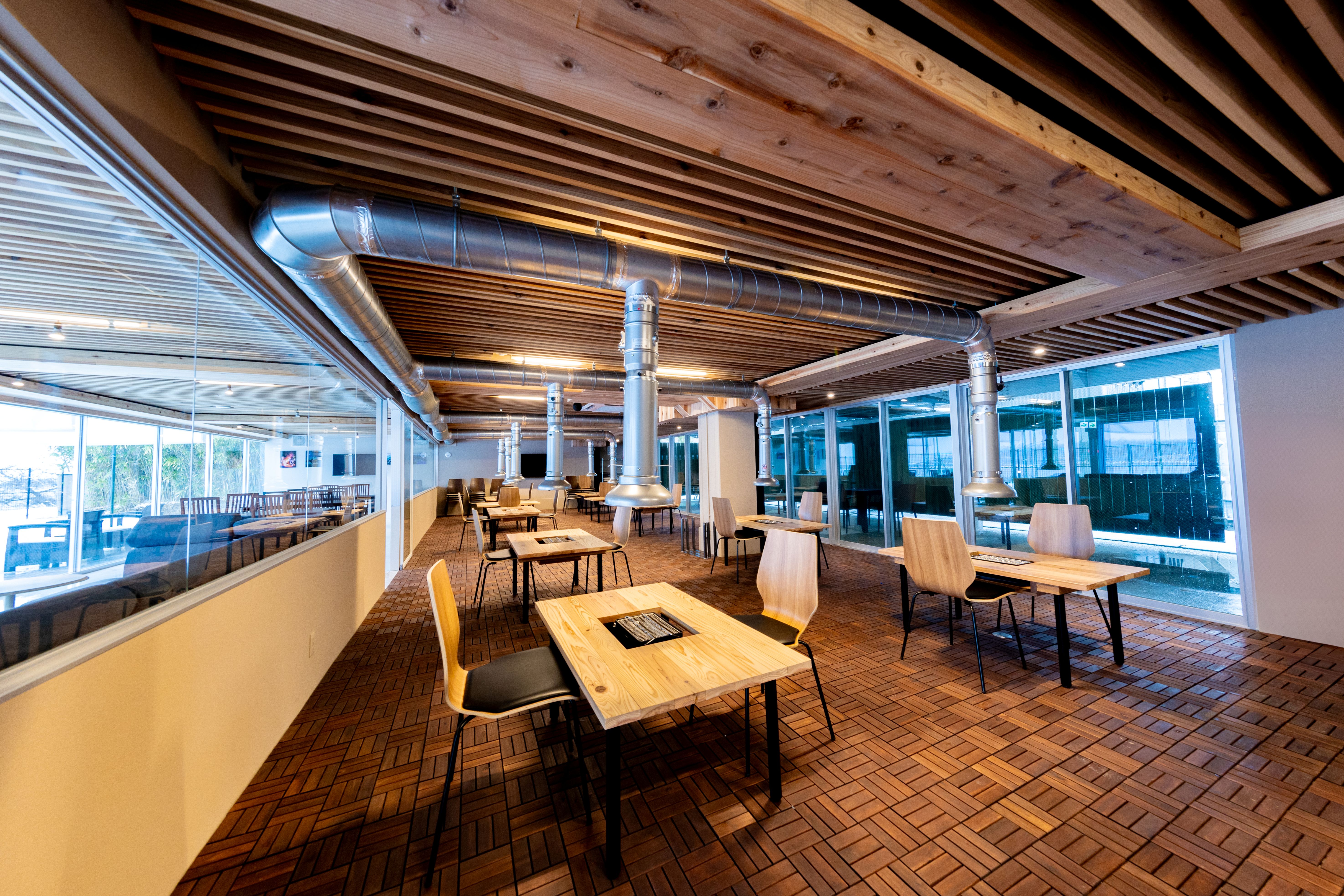 室内バーベキュー会場