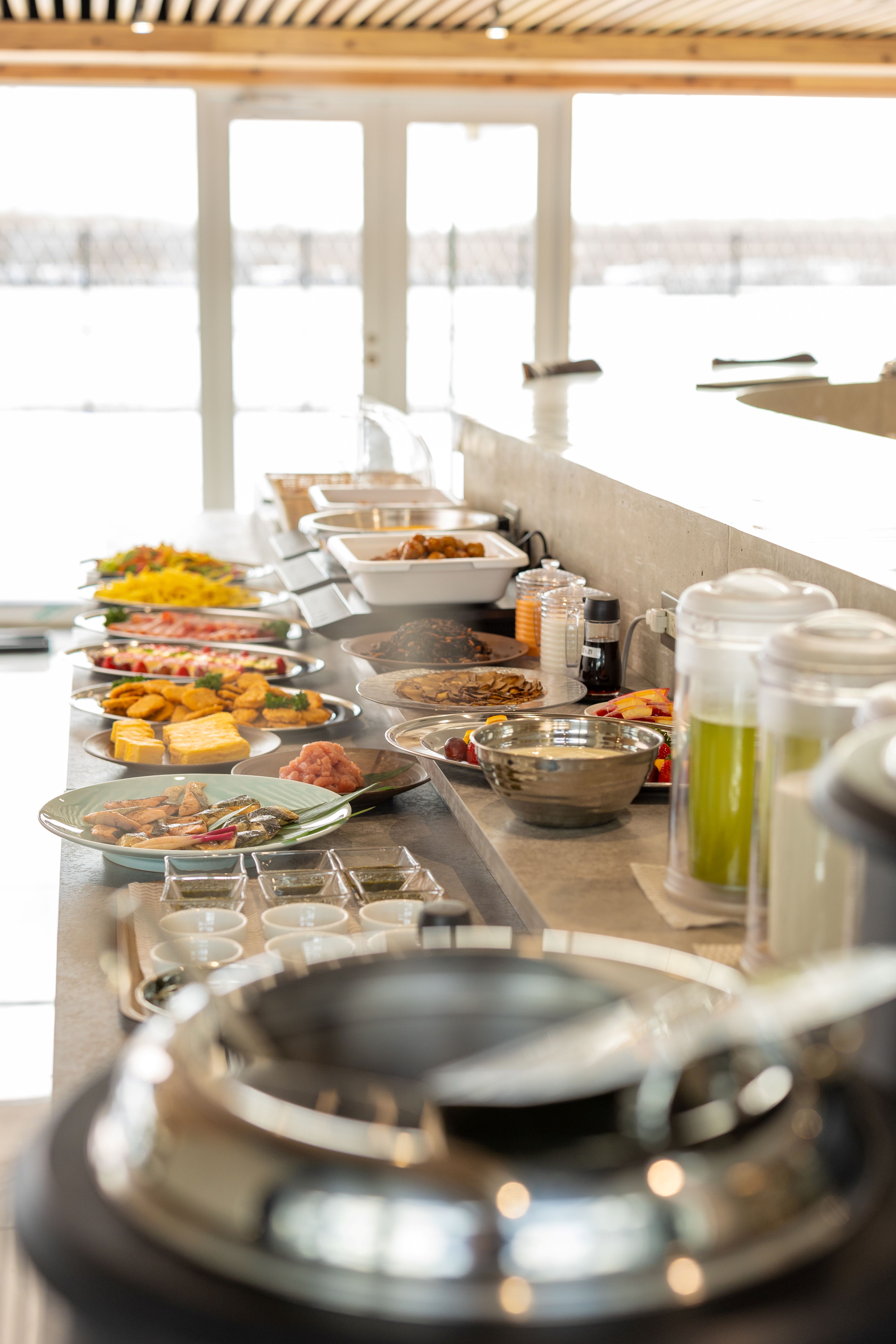 朝食バイキング（一例）