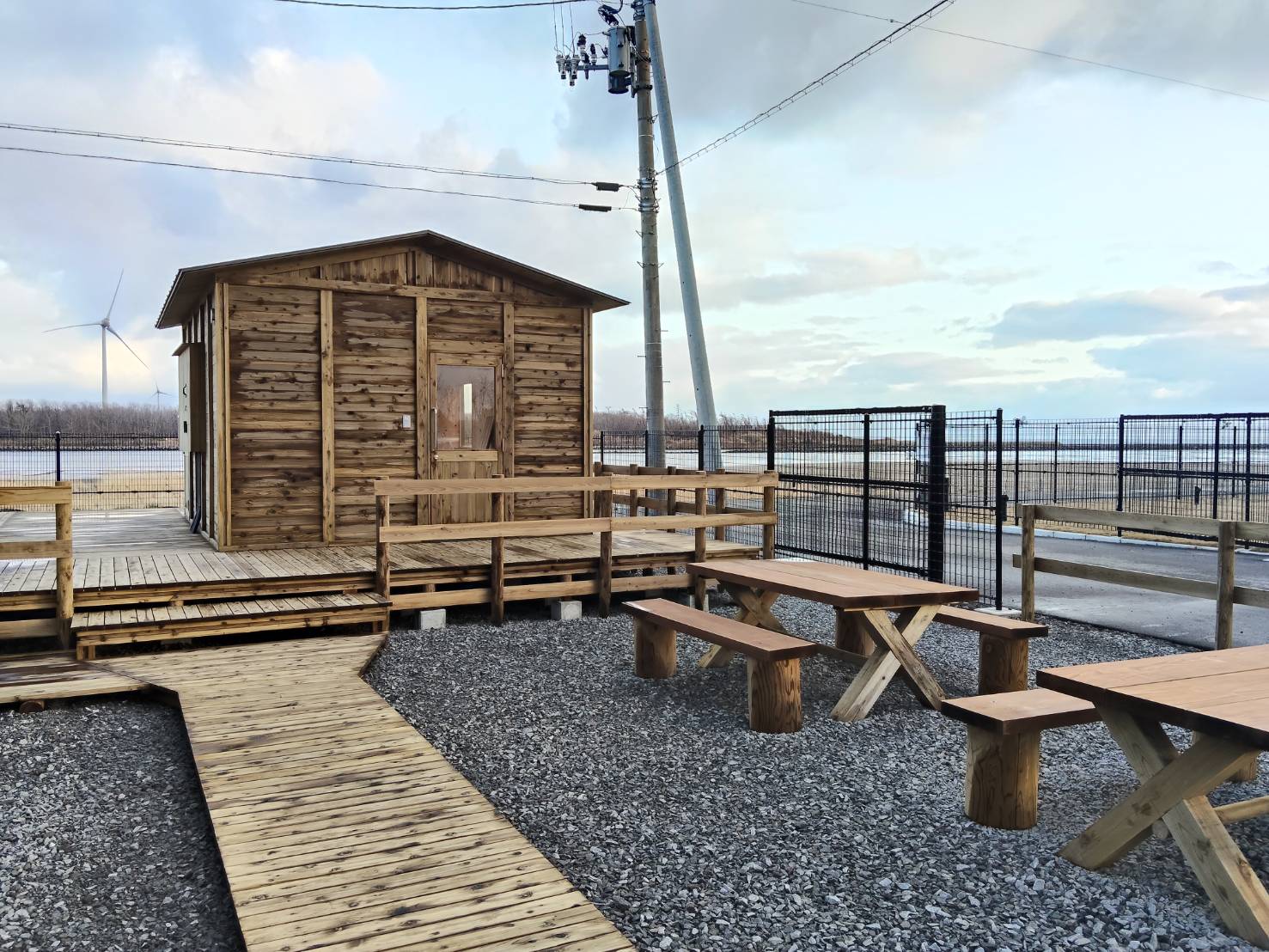 グランピングビレッジＯＧＡ　屋外サウナ