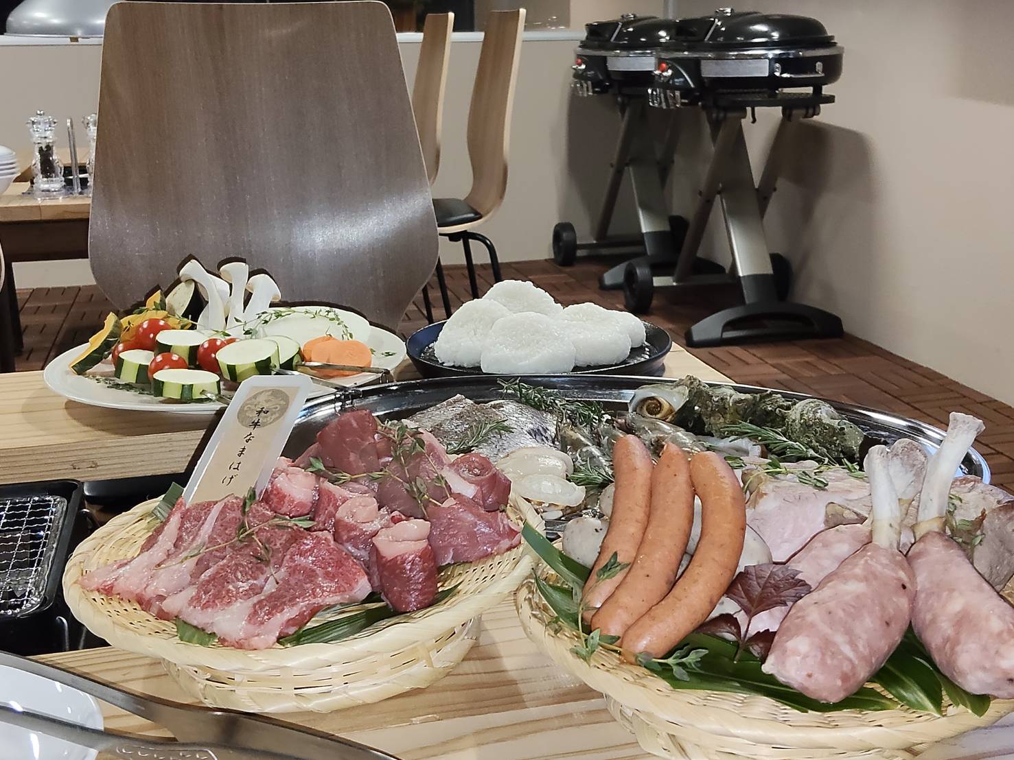 室内バーベキュー（一例）