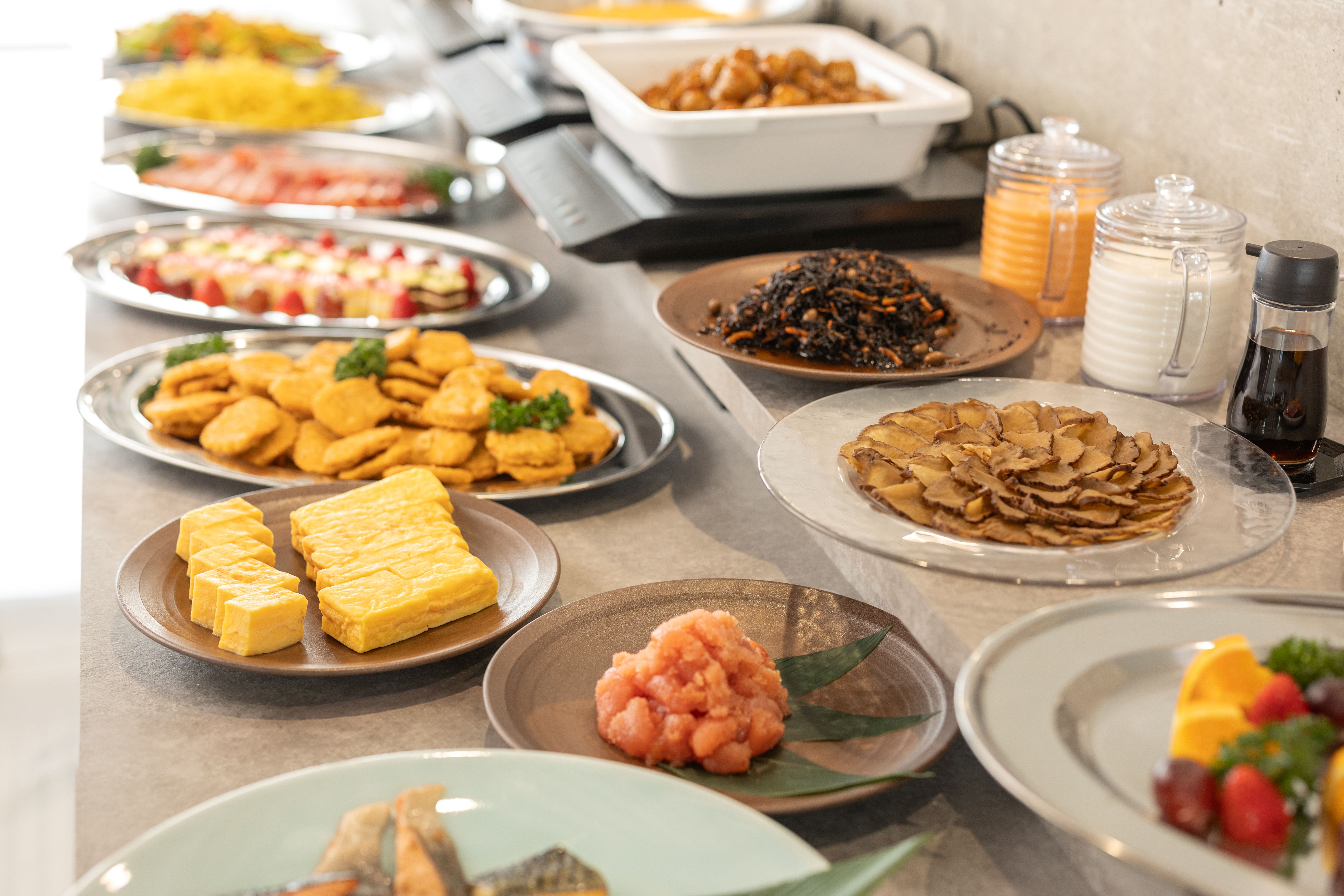 朝食バイキング（一例）