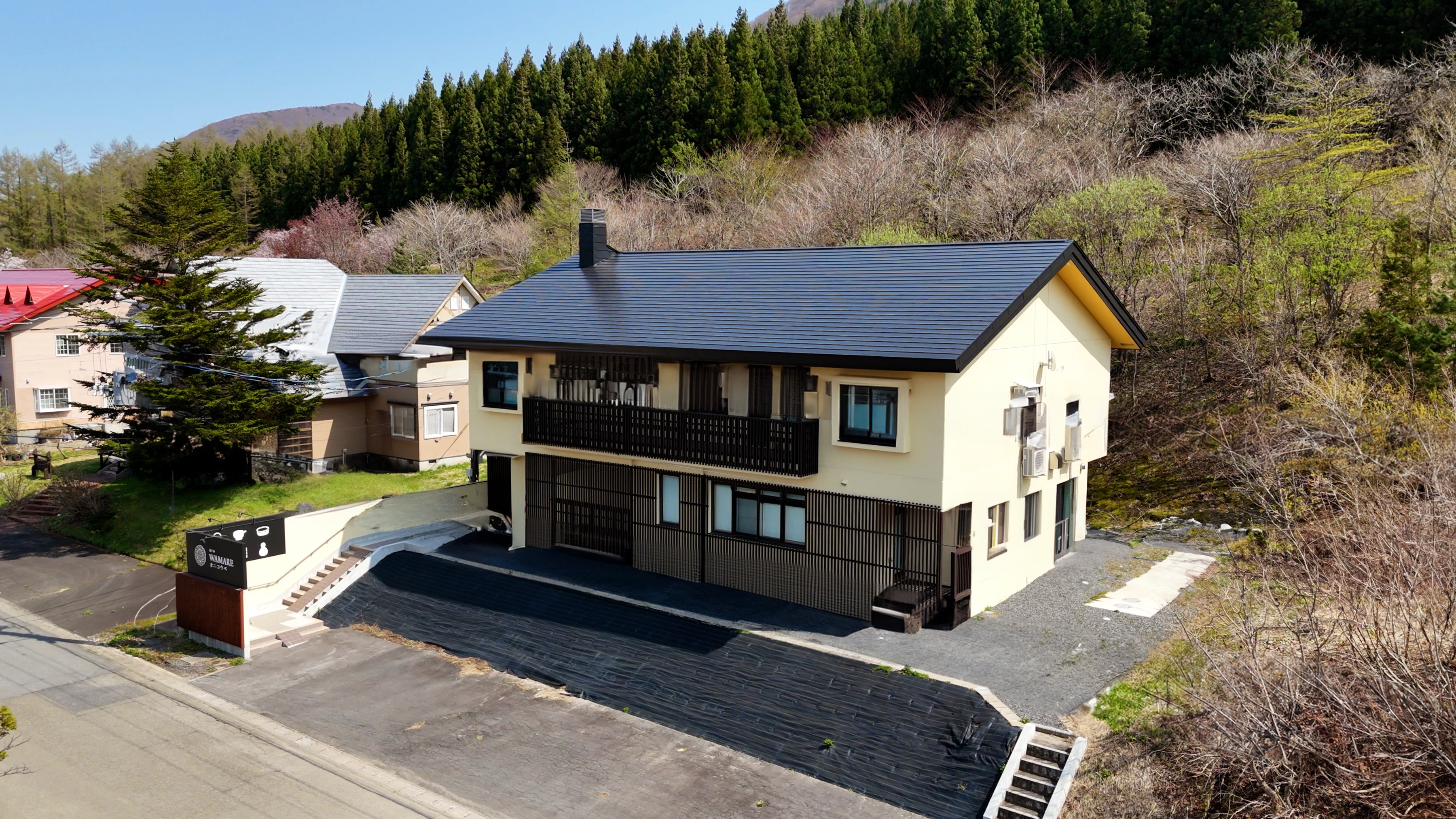 【外観】自然豊かな栗駒国定公園にある鬼首（オニコウベ）の一棟貸し旅館