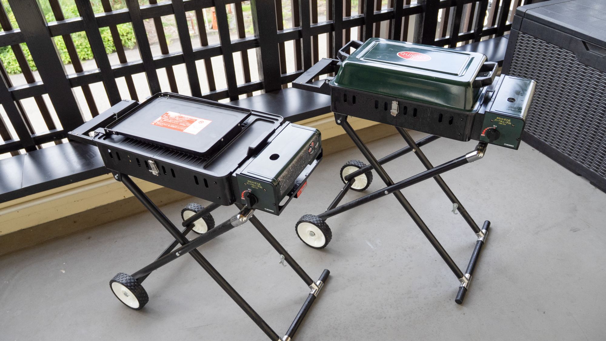 【BBQセット（無料）】カセットガス式BBQグリル&times;2台（ニチネン）