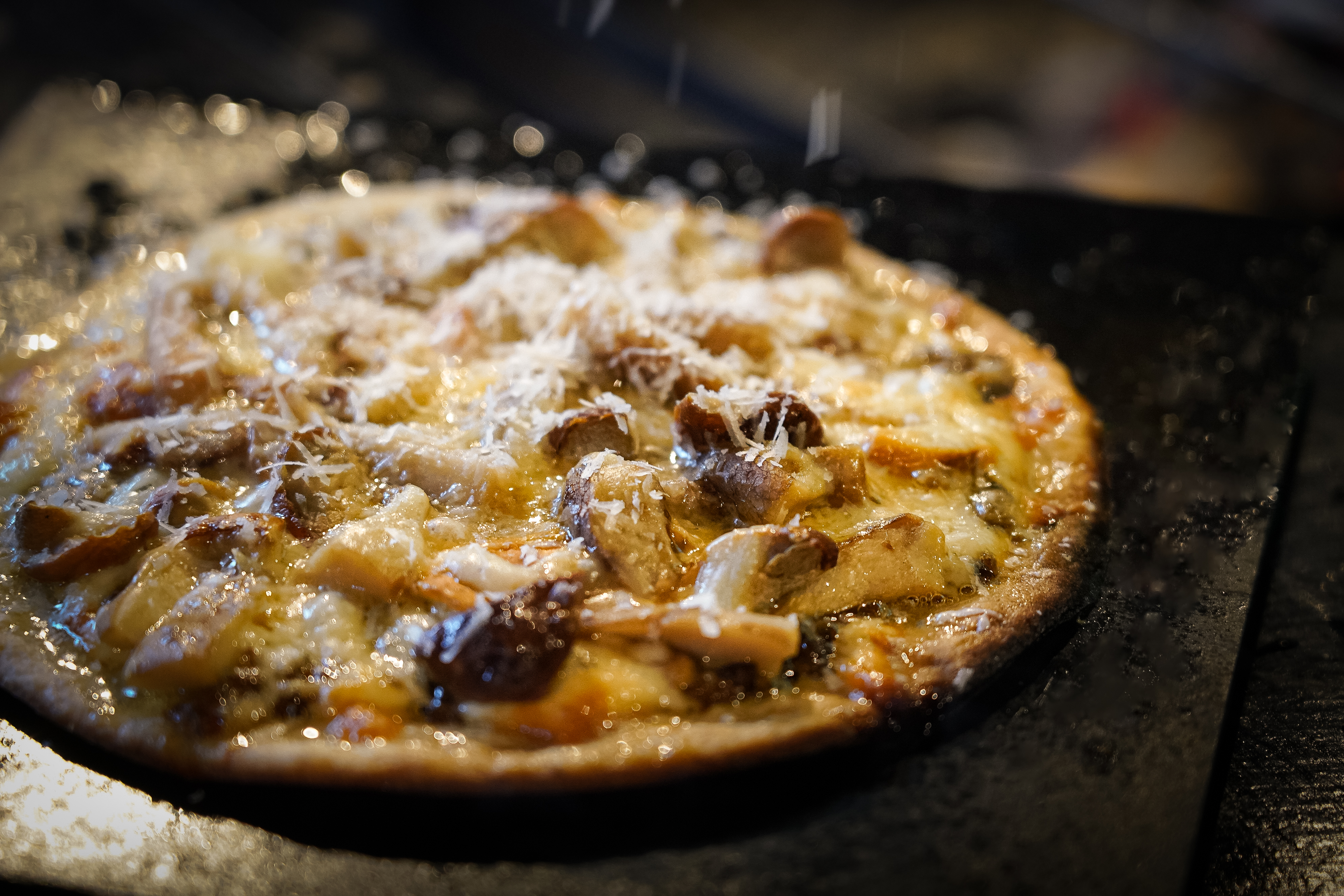 〔夕食〕秋限定：ポルチーニピザ