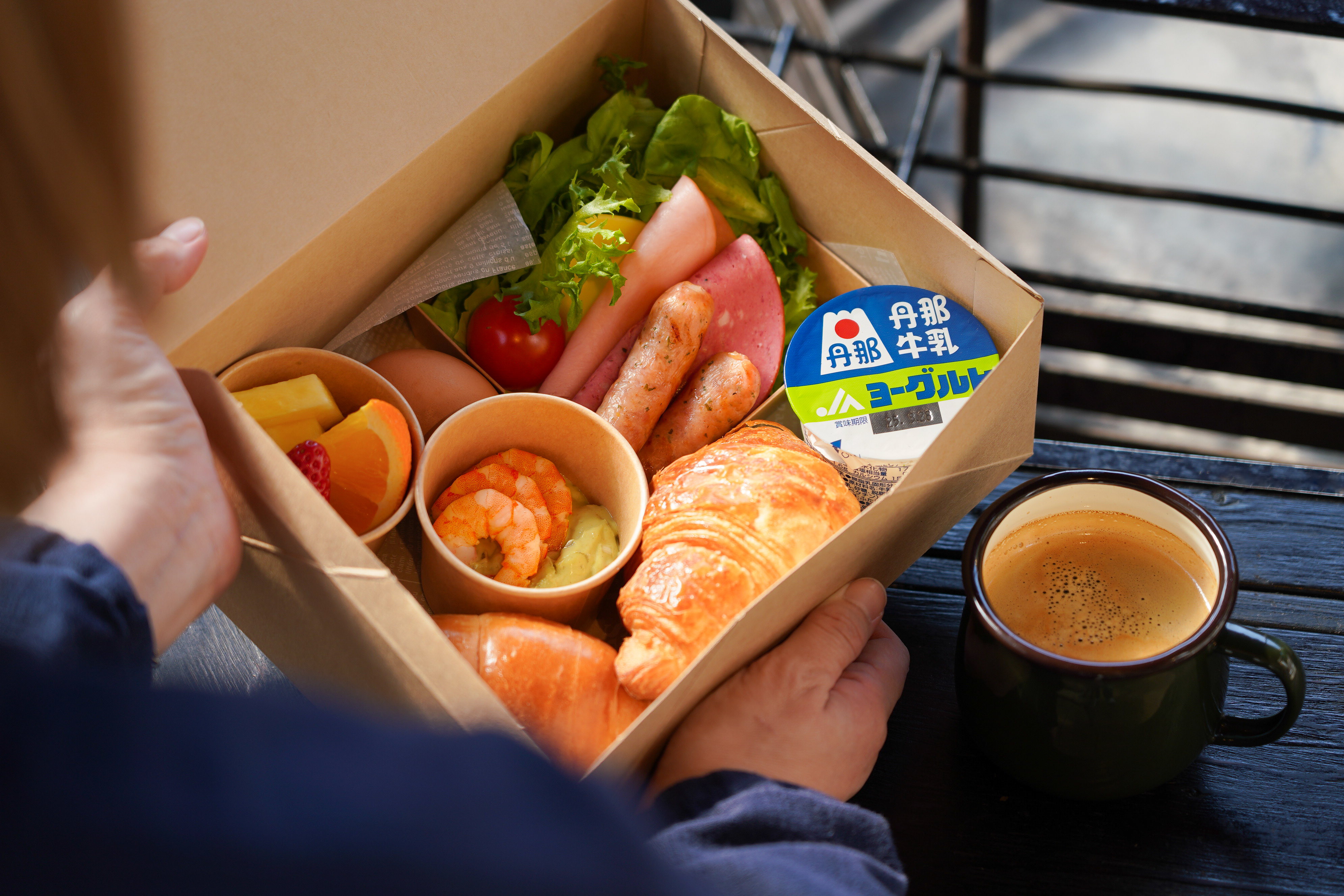 〔朝食〕湯河原を箱に詰め込んだbreakfast box