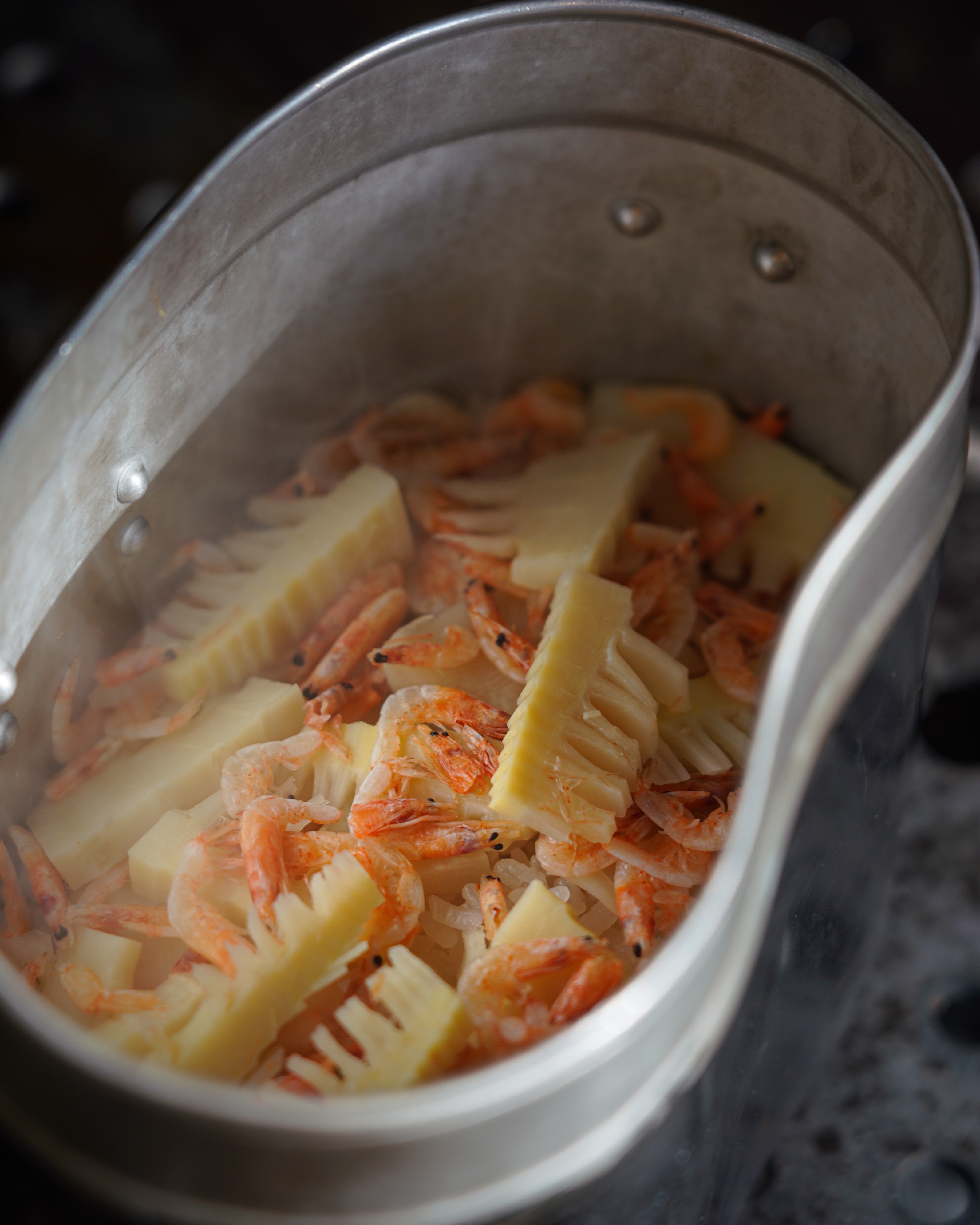〔夕食〕夏限定：たけのこご飯