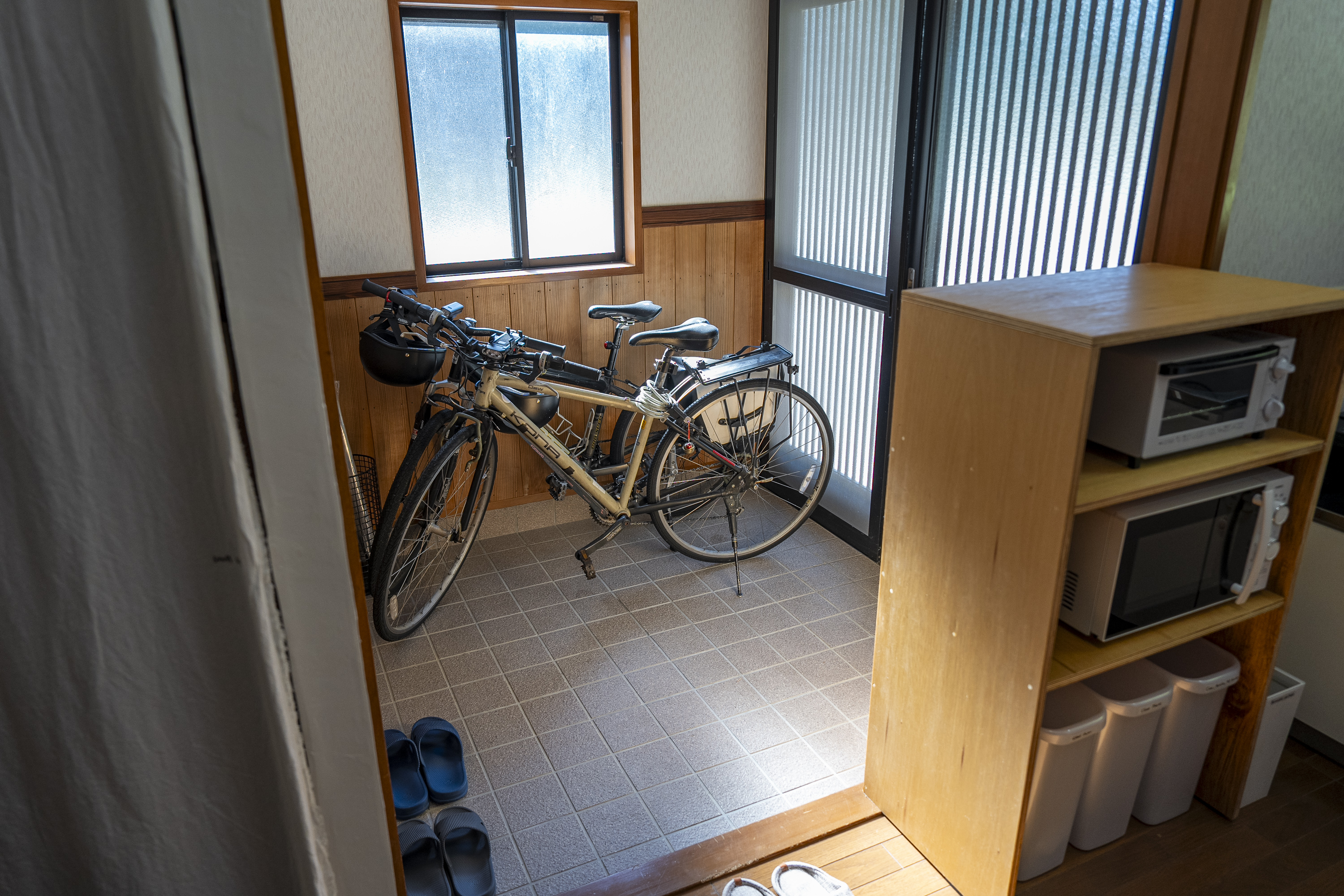 玄関-自転車