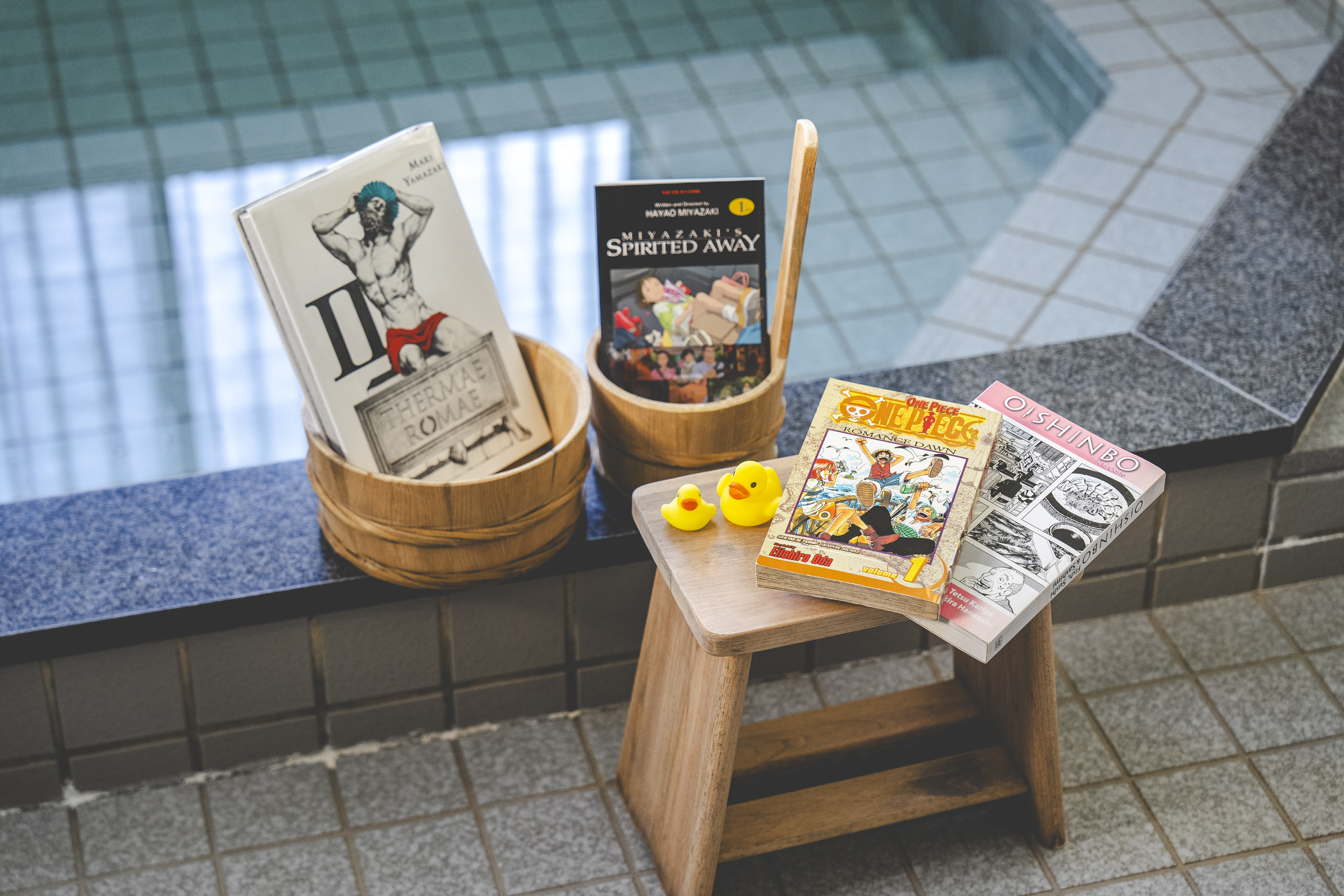 誰にも邪魔されずに温泉に入って、ゴロゴロしながら漫画を楽しむ。そんな楽しみ方ができる宿です。