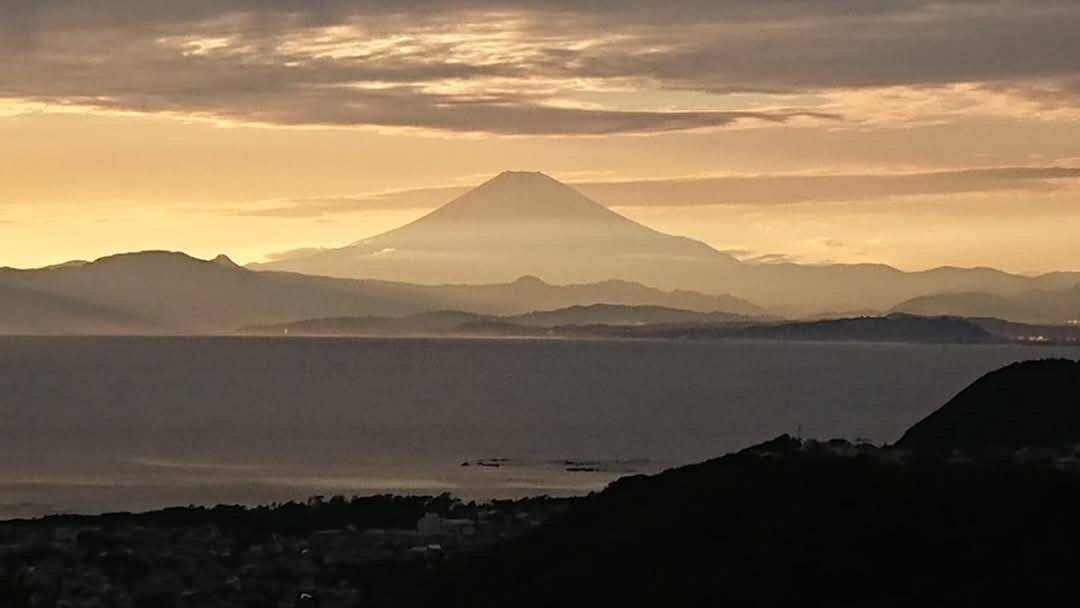 富士山夕景