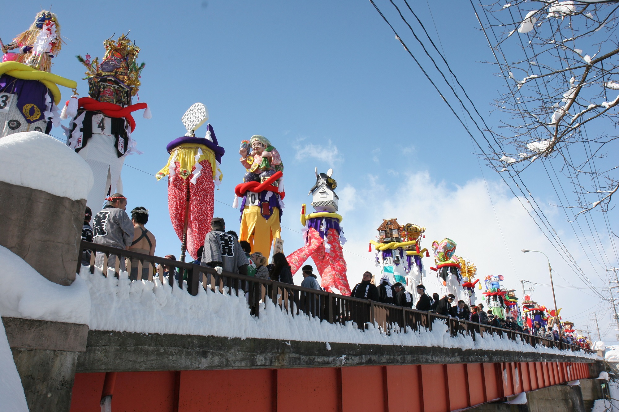 【横手市】【横手の雪まつり】【梵天ぼんでん】ホテルから徒歩5分