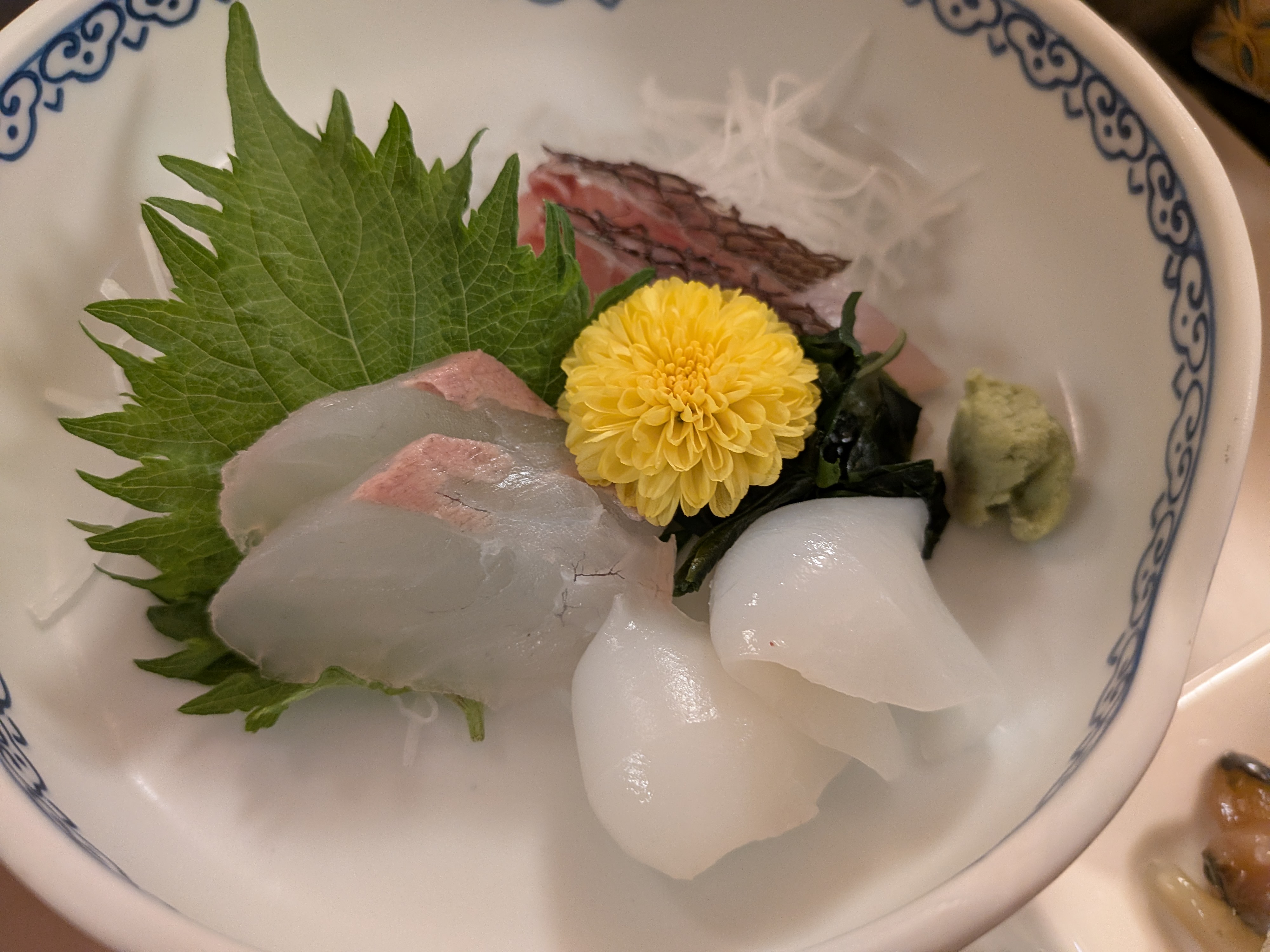 会席プラン、プレミアム家庭料理プラン　お刺身