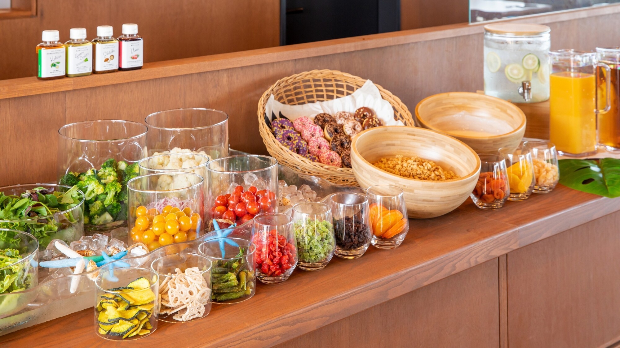 【全室オーシャンビュー】朝はバランスの取れた食事から。プライベートビーチの様にゆっくり滞在（朝食付）