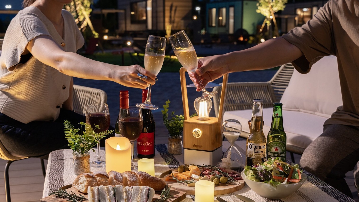 【記念日】ケーキとスパークリングでおしゃれに彩る♪「グランピング風アニバーサリープラン」（素泊まり）