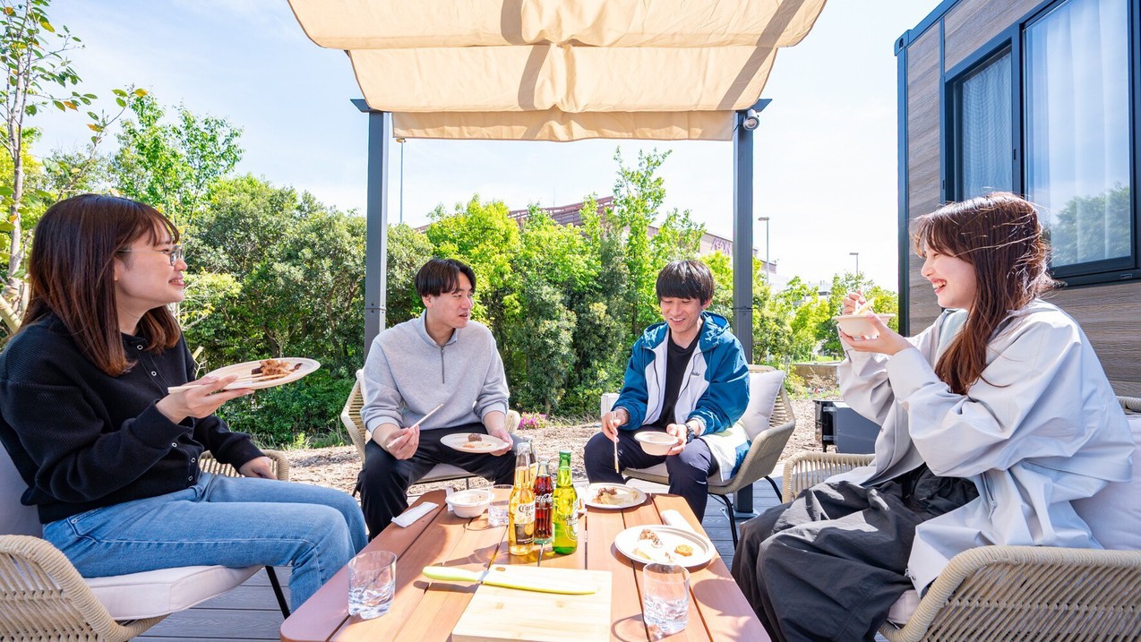 【BBQ機材無料！】好きな食材を持ち込んでBBQを楽しむ♪「学割プラン」（素泊まり）
