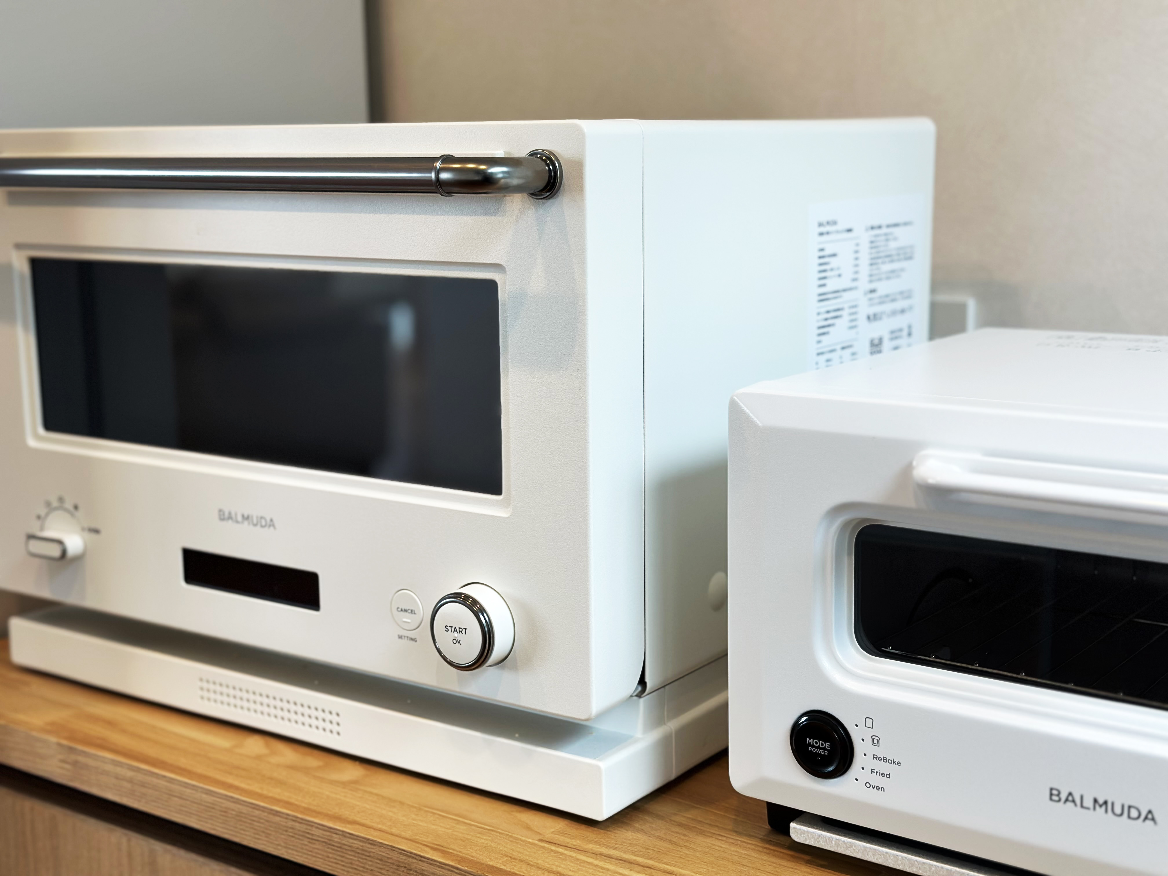 電子レンジとトースター