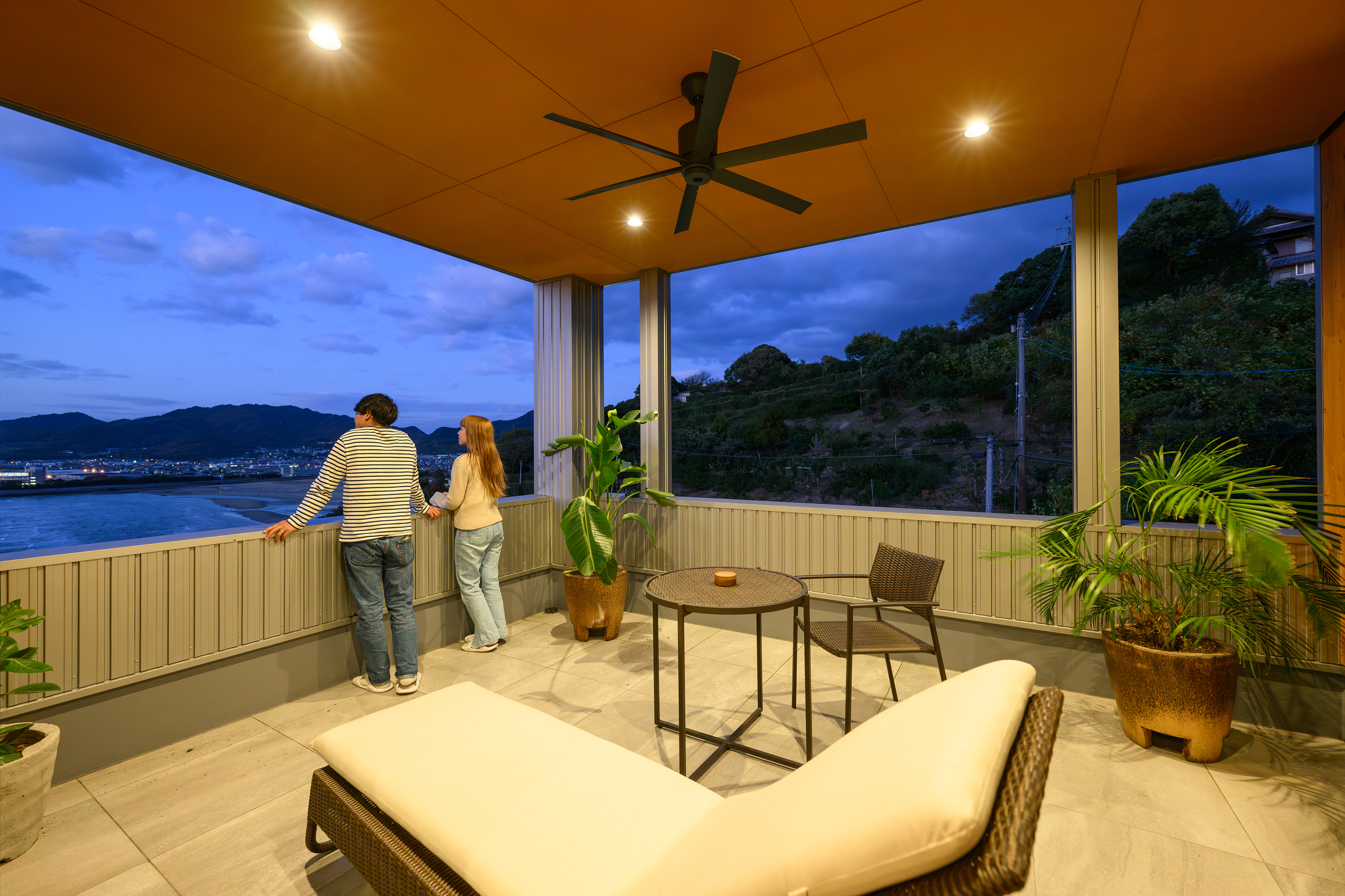 テラスからの眺め