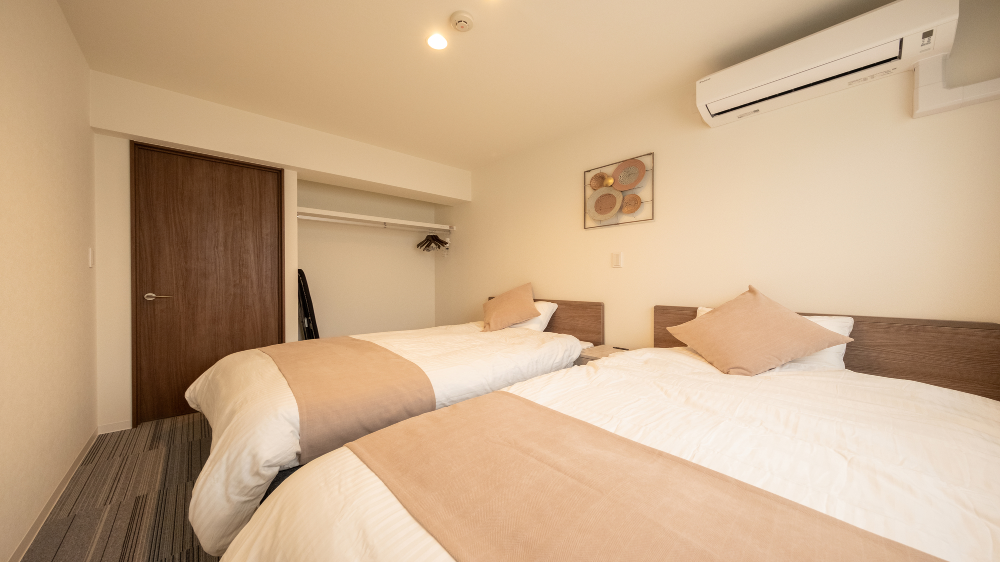 201◆寝室2：エアコン完備で夏の暑さも安心です