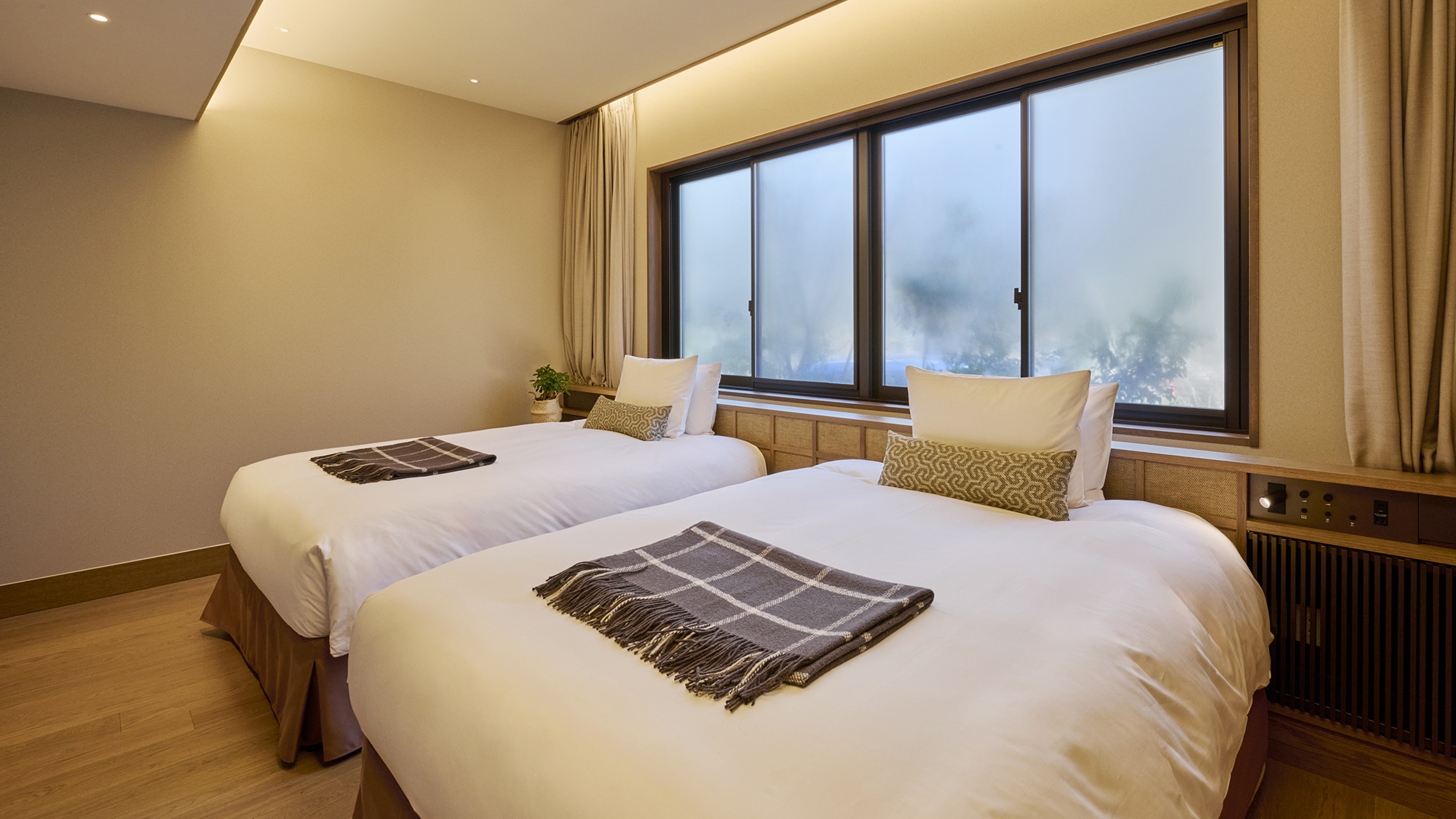 プライベートヴィラ｜SARASARA｜2LDK・188平米。サウナ・ジャグジーバス完備