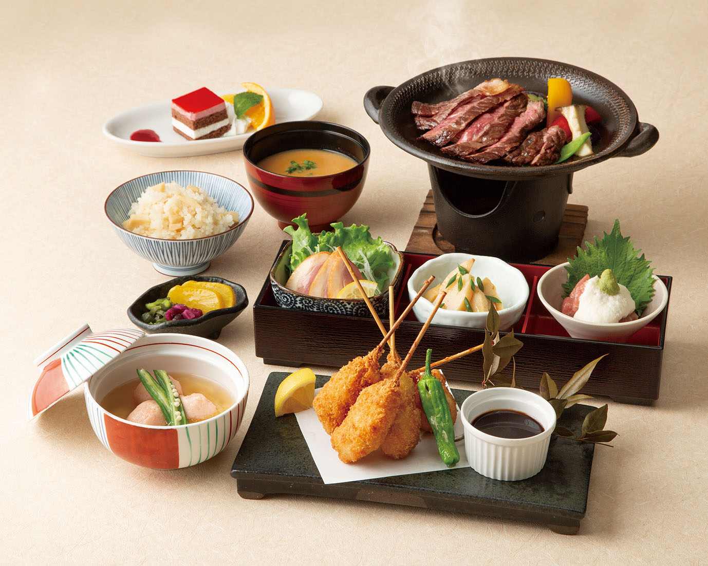 夕食グレードアップ(ステーキ)