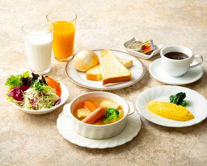 朝食一例
