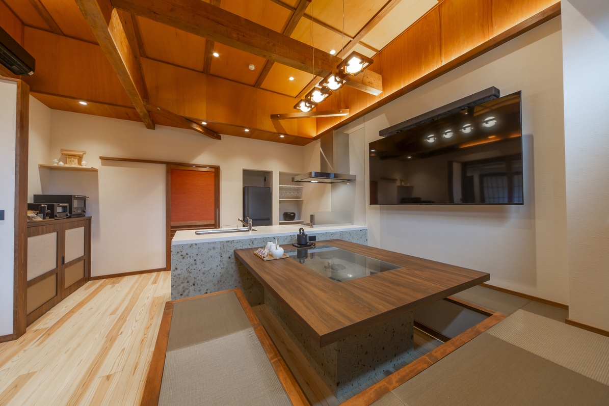 一棟貸(宿泊棟の他にラウンジ棟の一部も利用可能)