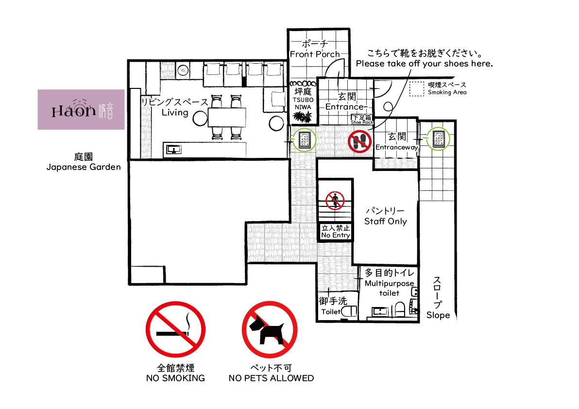 ラウンジ棟-平面図-