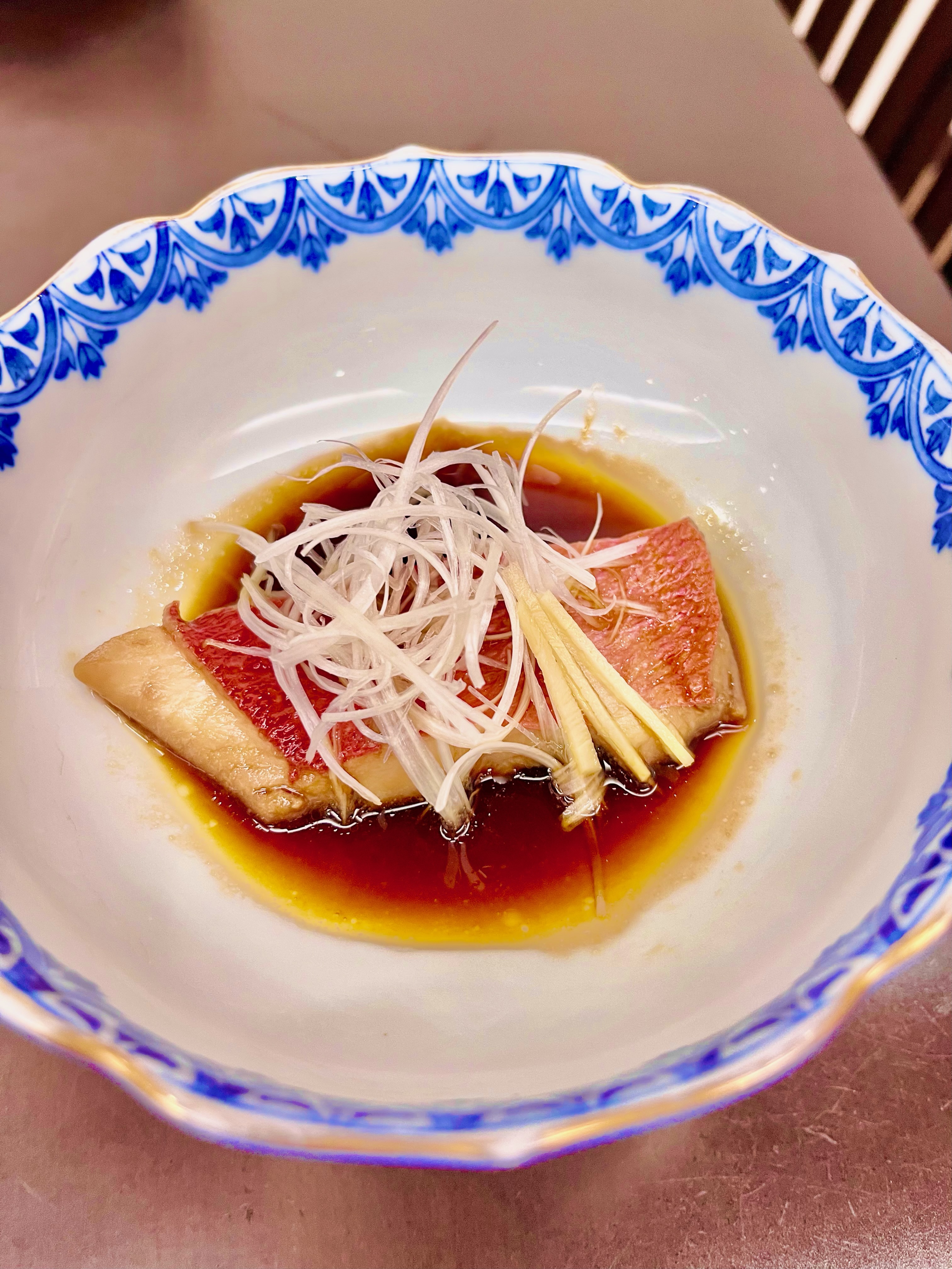 夕食 金目鯛の煮付