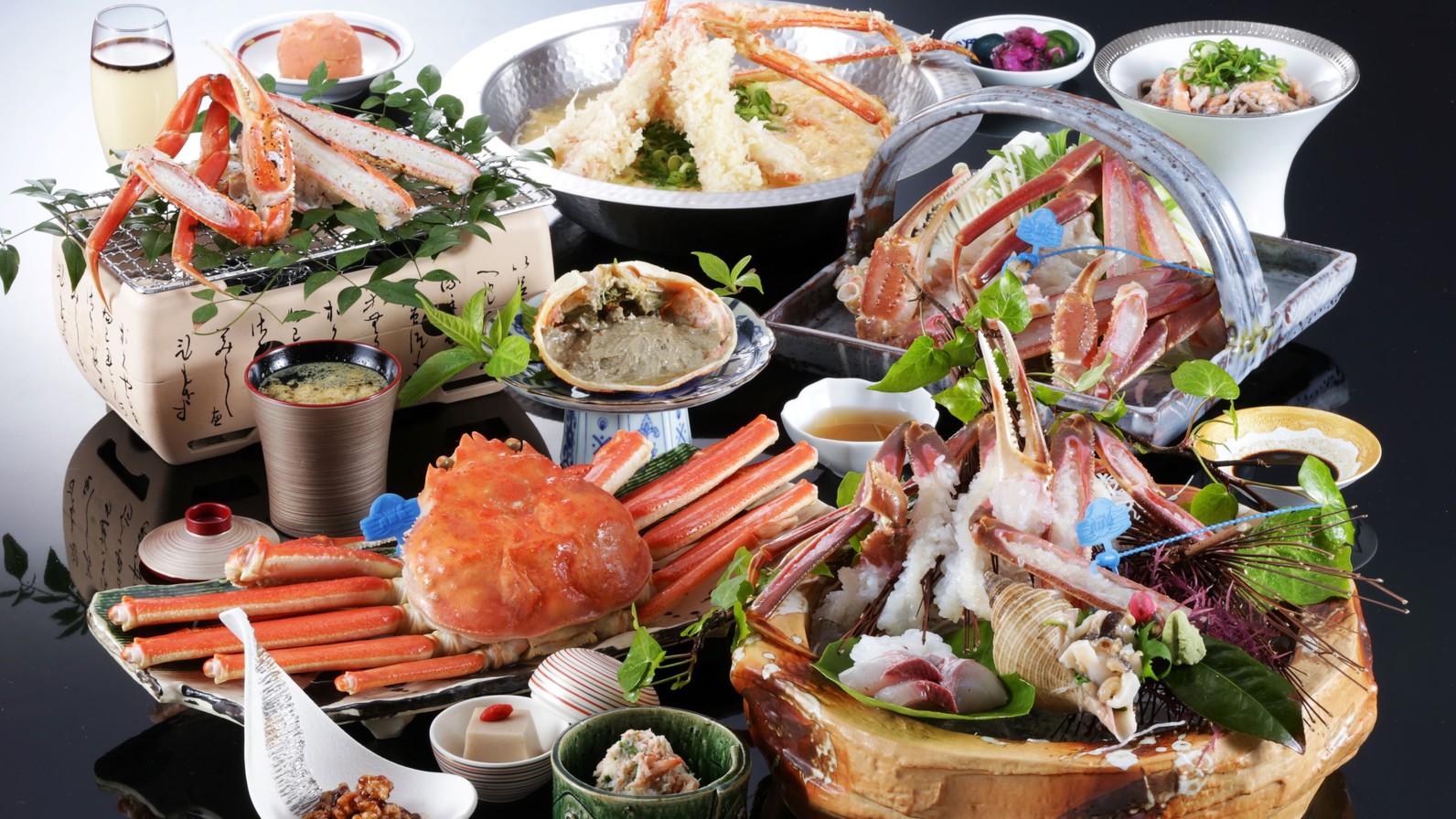 【津居山かにを愉しむ】厳選！活ガニ会席　＜贅の極み会席／2食付＞