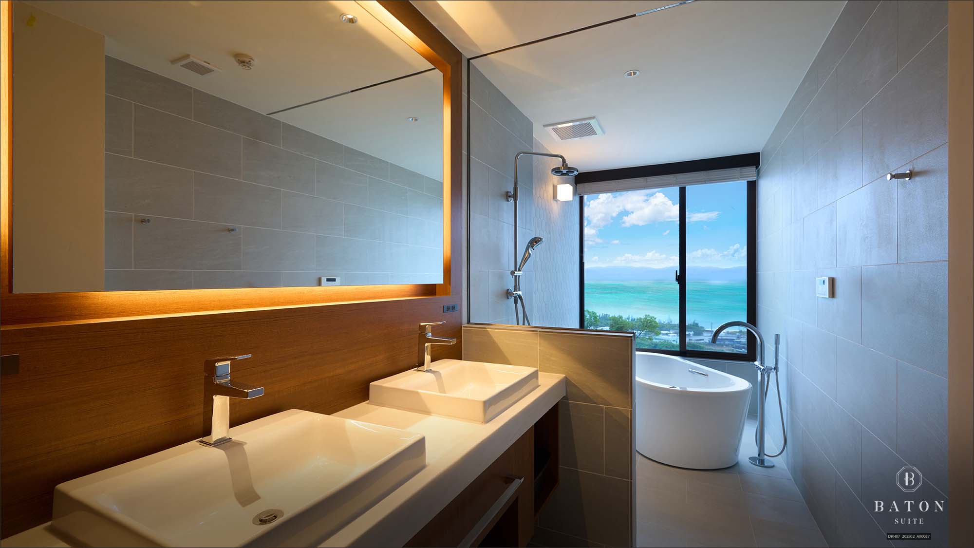 プレミアオーシャンスイート・プレミアオーシャンコーナースイート（浴室）