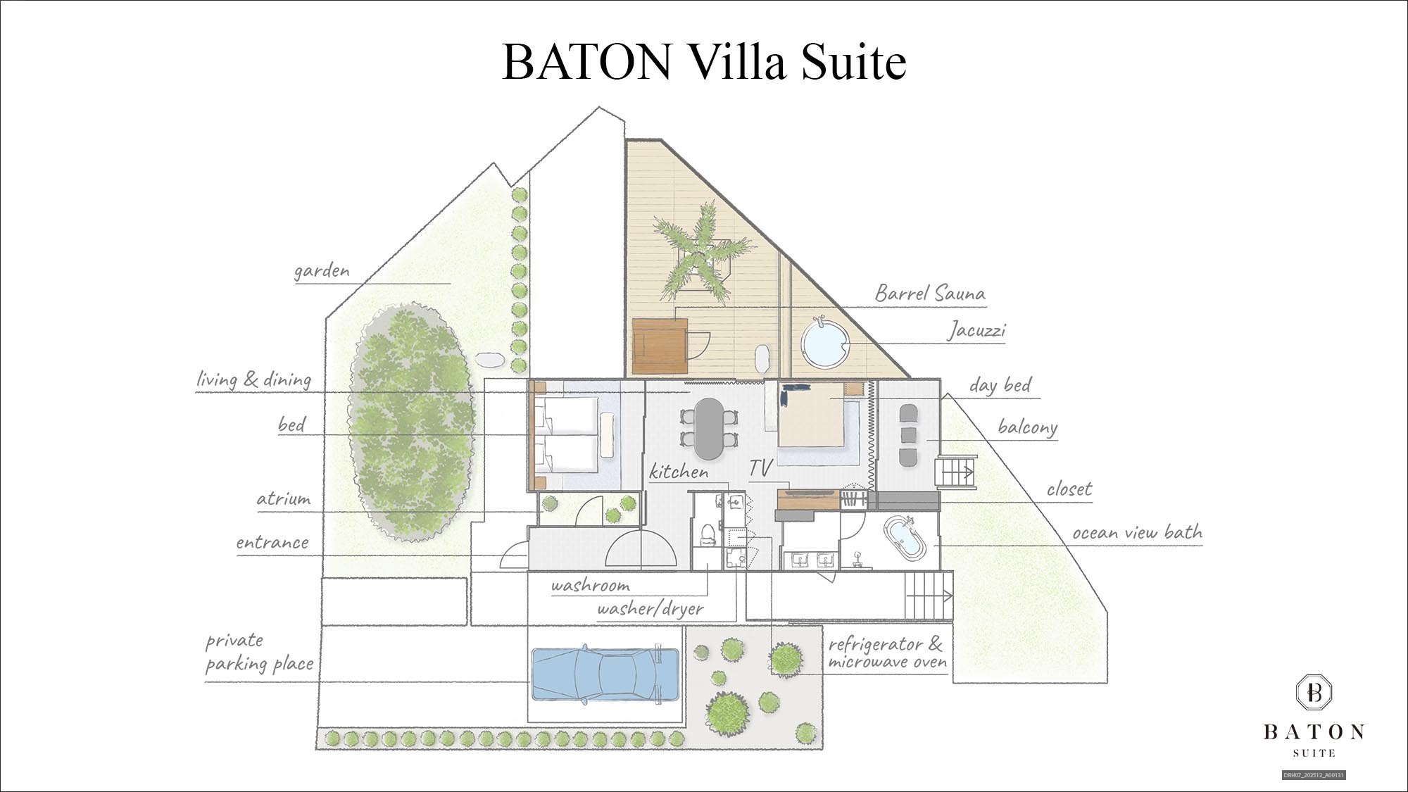 BATONヴィラスイート（間取り）