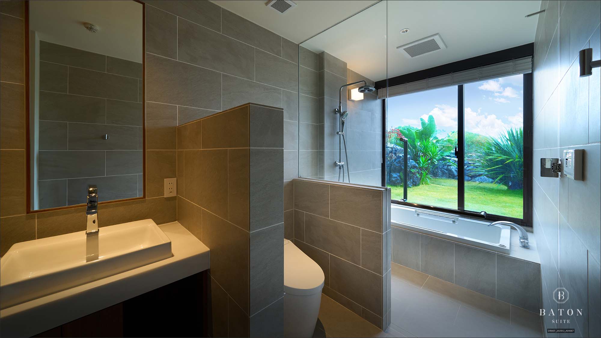 ガーデンスイート（浴室）