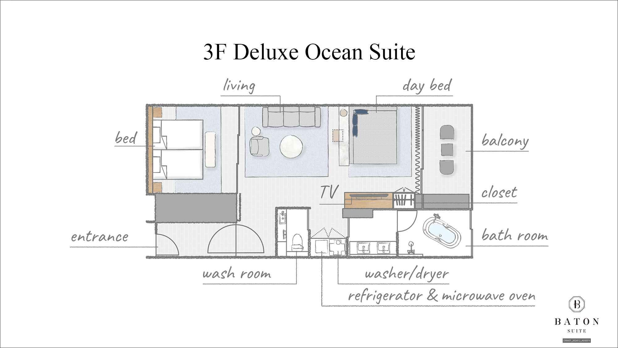 デラックスオーシャンスイート（間取り）