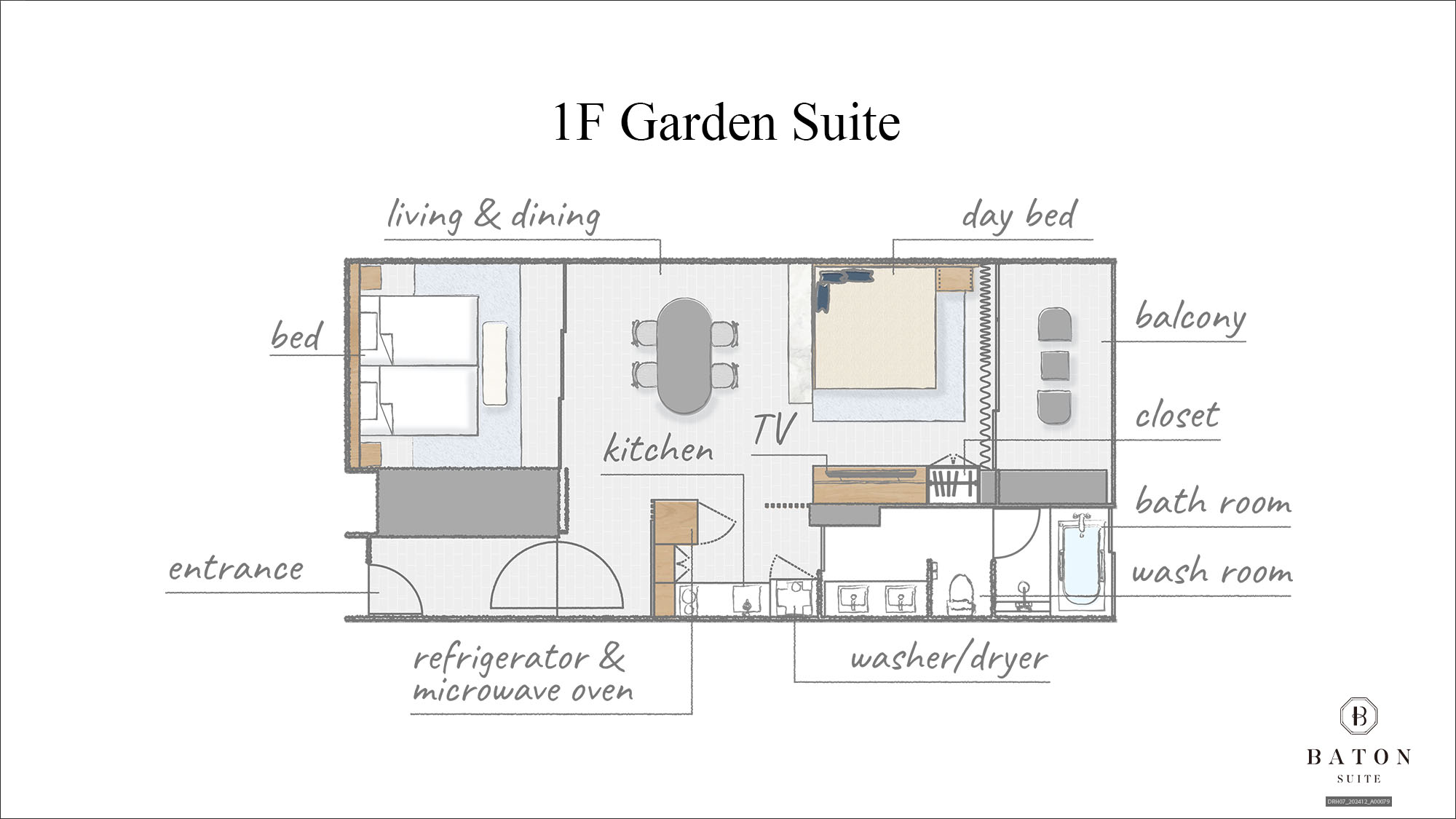 ガーデンスイート（間取り）