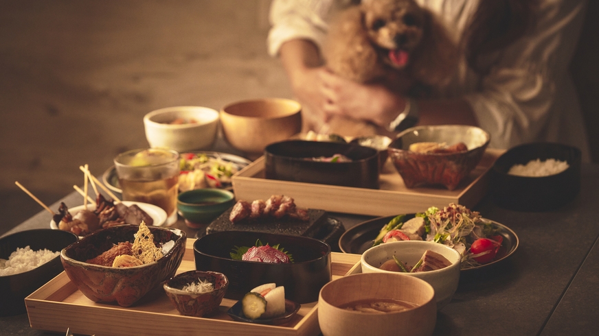 ■ペットと泊まれる宿　1泊2食付き【早割30】夕食19:30/朝食9:00