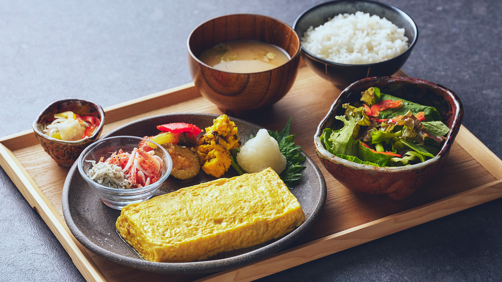 【ランチ】美黄卵のだし巻き卵膳