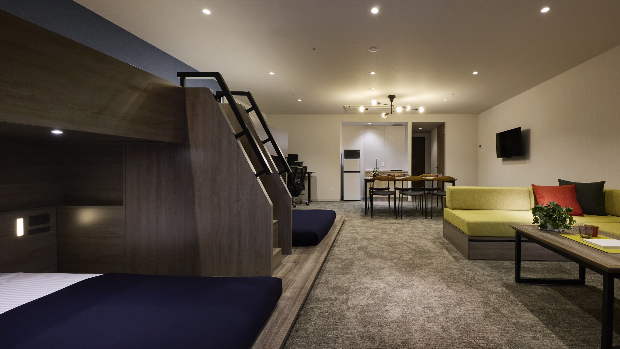 デラックスオフィス6ベッド - フィールドビュー