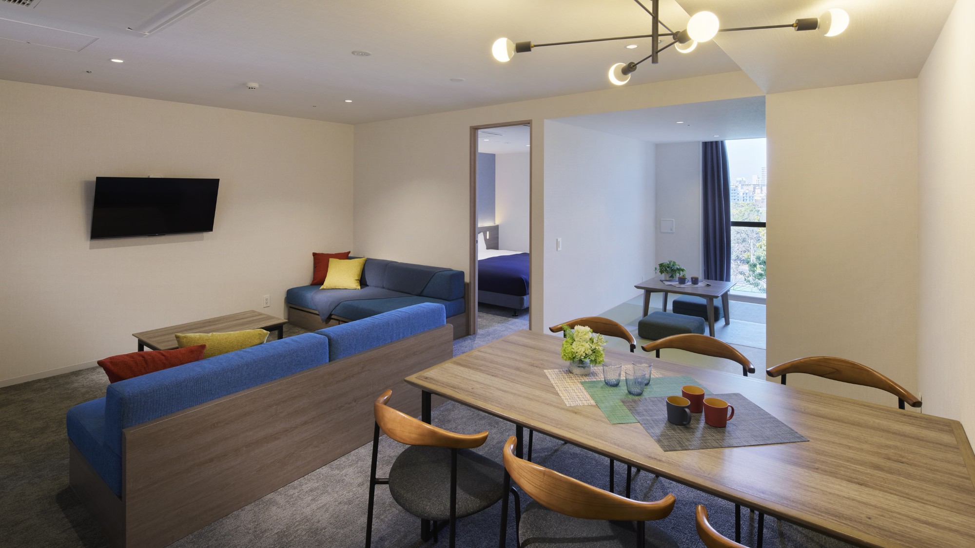 デラックス4ベッド ジャパニーズスタイル - フィールドビュー 