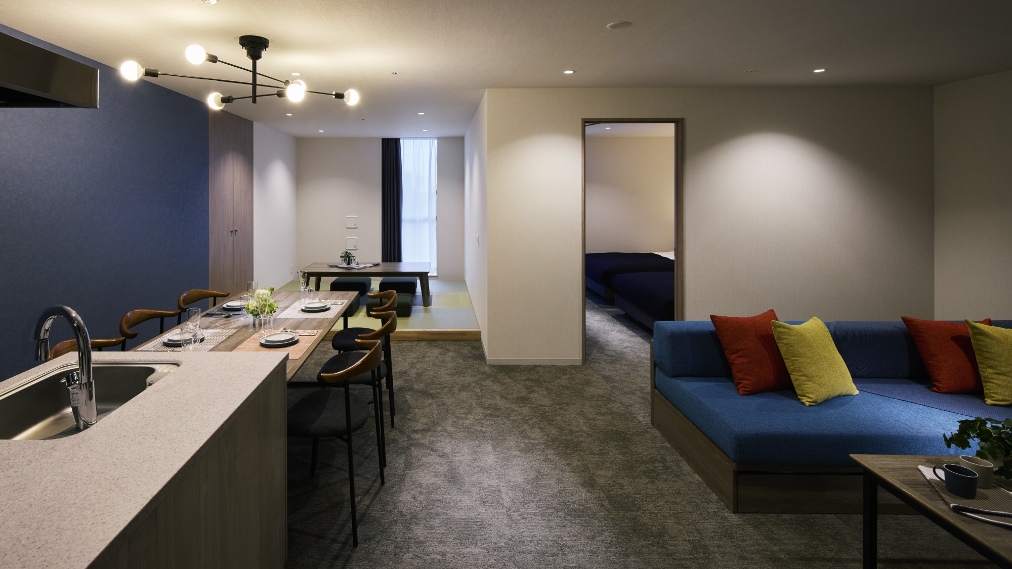 STATION Aiスイート6ベッド - フィールドビュー