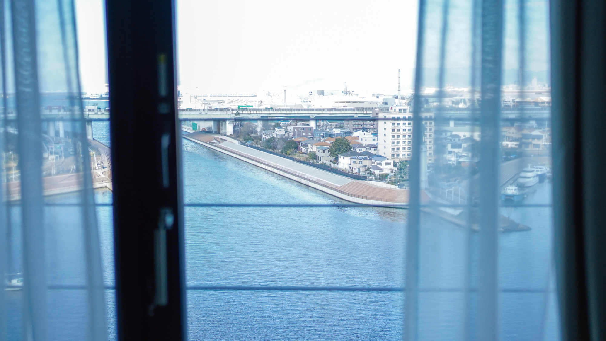 トリプルハーバービューファミリールーム (ソファベッド)　窓からの眺め