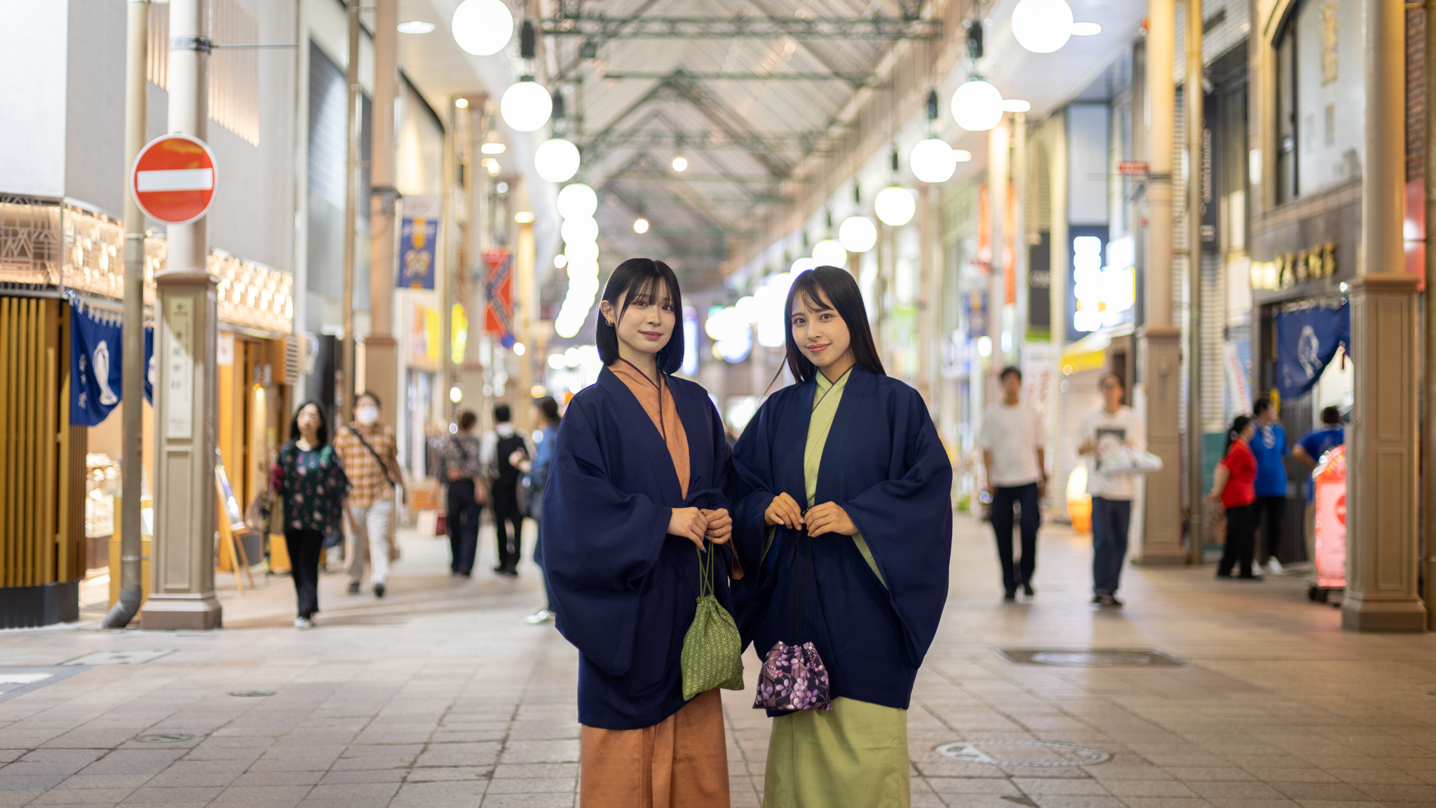 【浴衣】街歩き