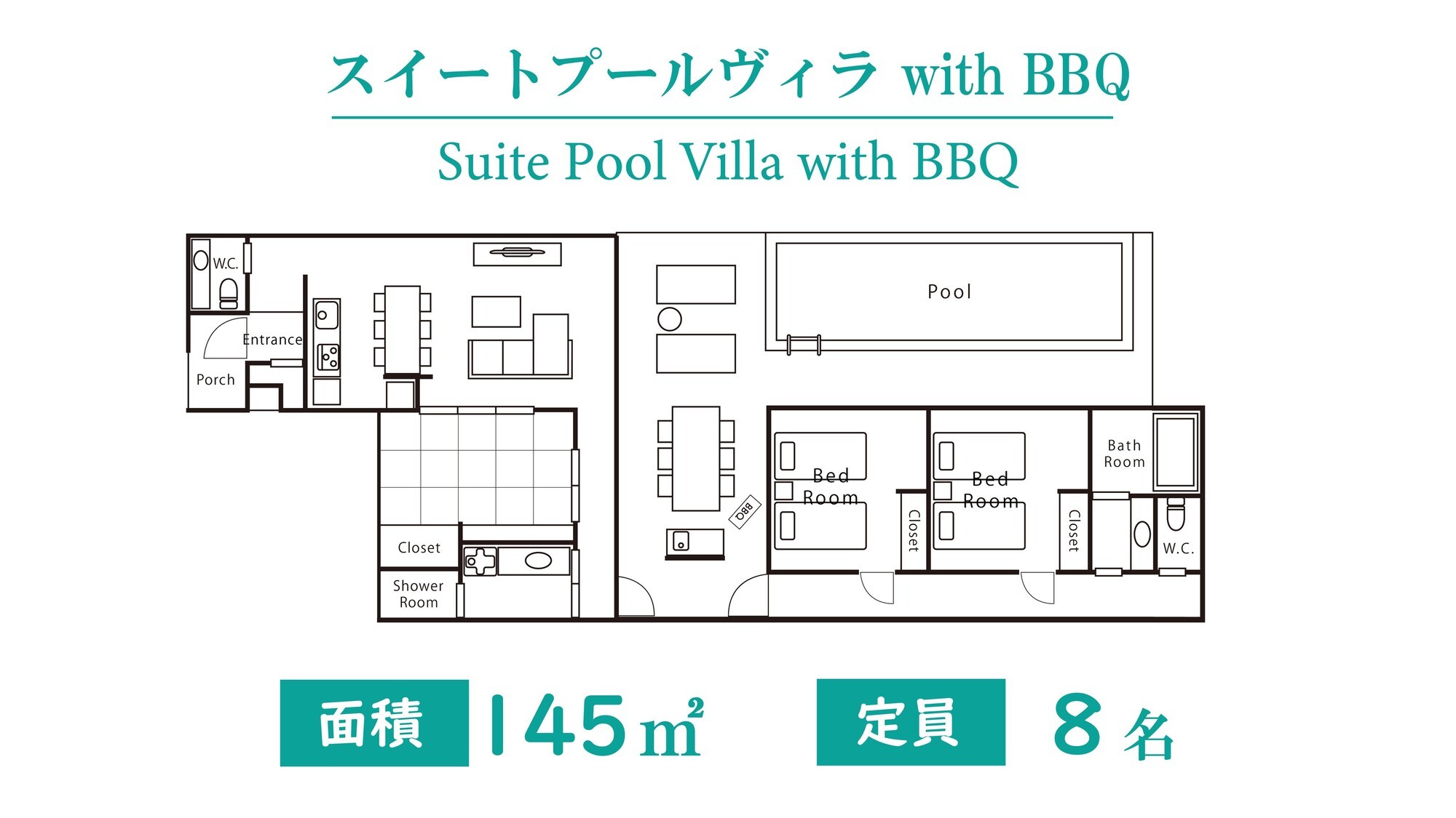 スイートプールヴィラ with BBQ