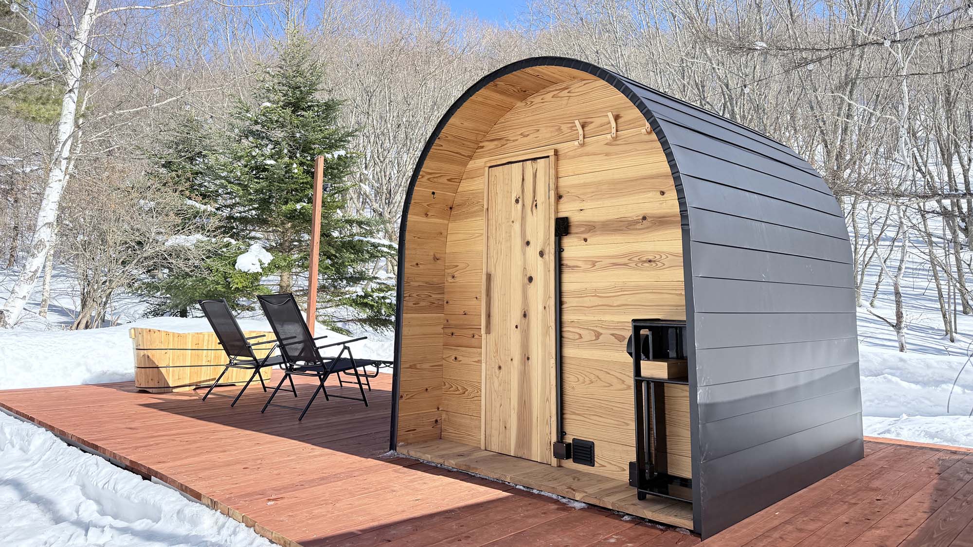 ・【プライベートサウナ】雪景色を独り占め。極上の「ととのい」体験を