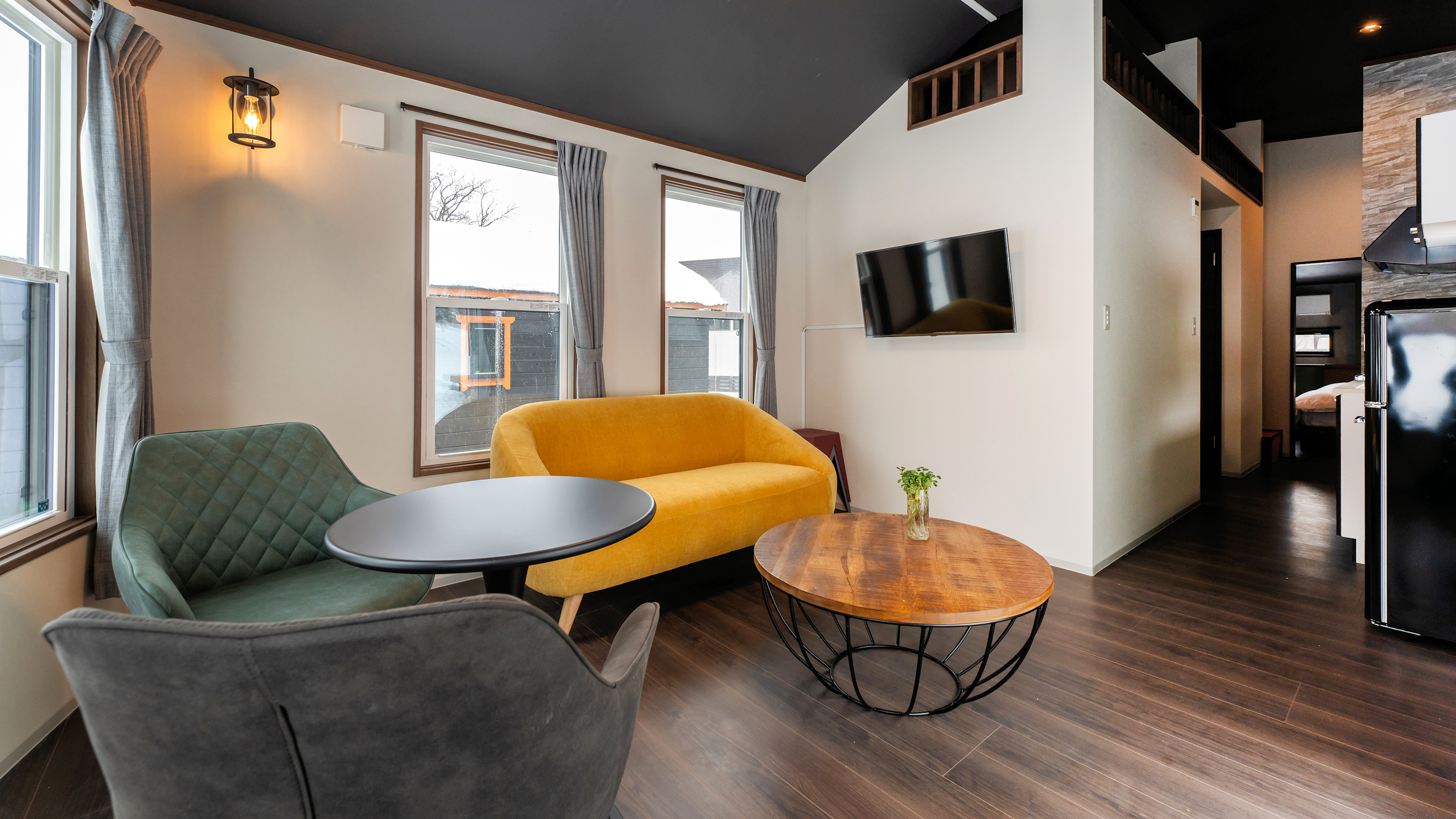 【部屋】温泉付コテージ Room03／定員1～6名／ベッドルーム＋ロフト