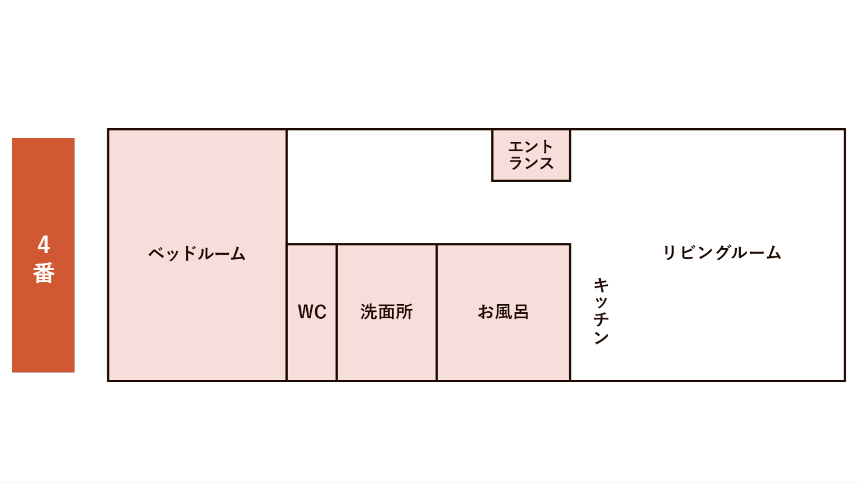 【部屋】温泉付コテージ Room04／定員1～2名／ベッドルーム＋リビング