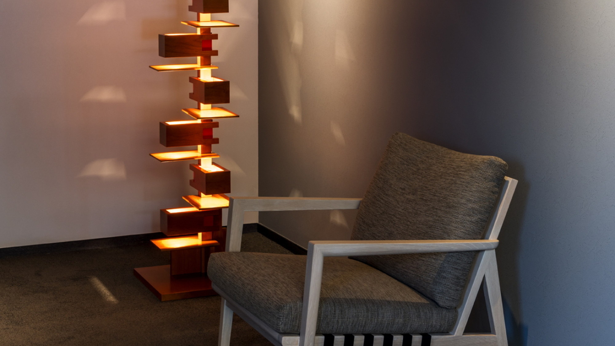 廊下の休憩スペース