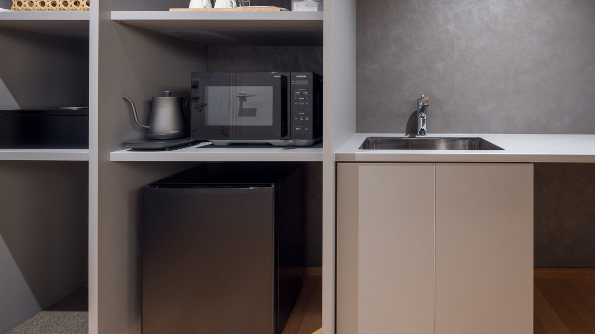 ミニキッチン　全室完備