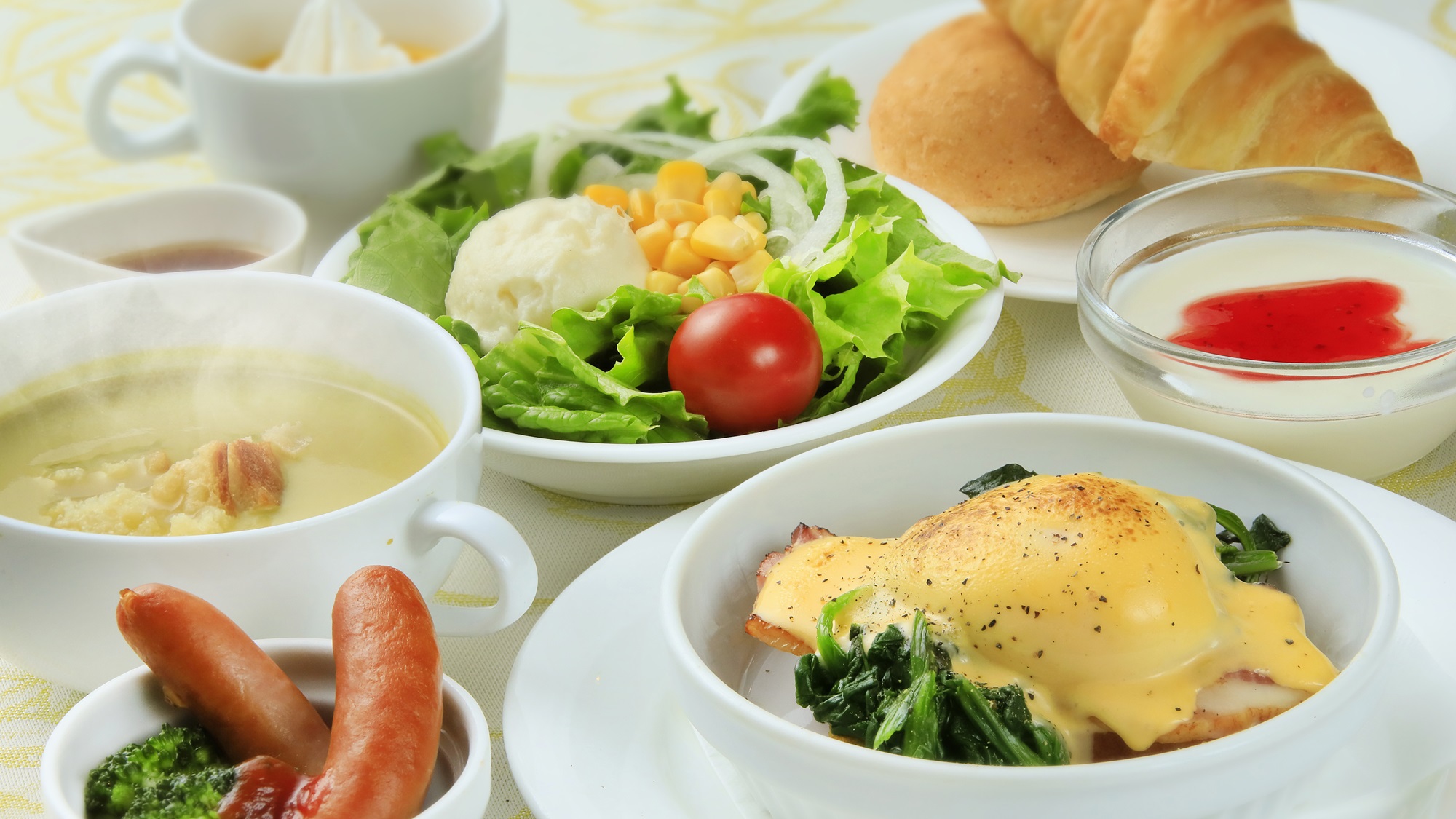 料理長こだわりの洋朝食※イメージ