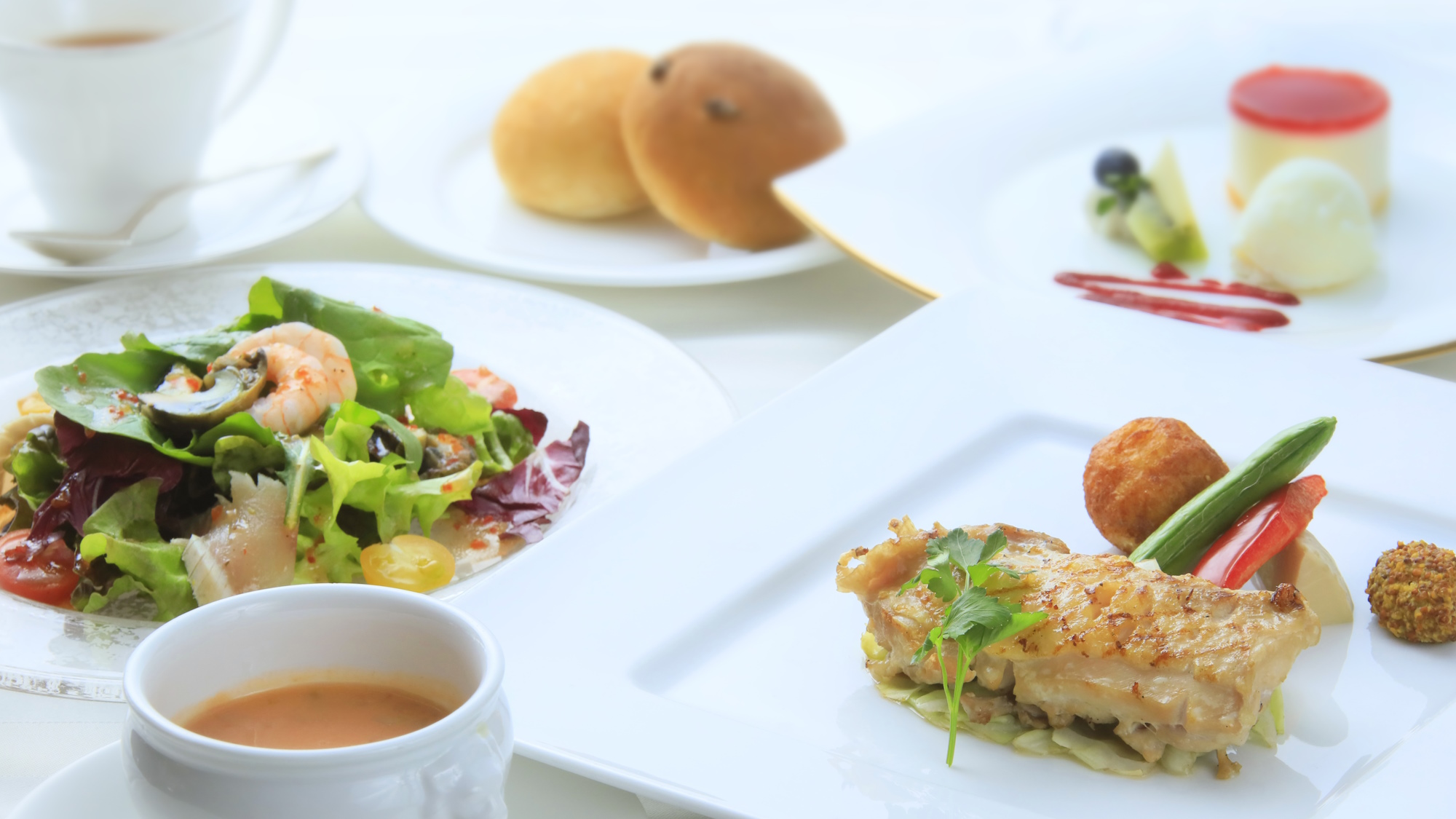 ご夕食｜創作ダイニング・デュミビュッフェ／ライト▼ナチュレ　※イメージ