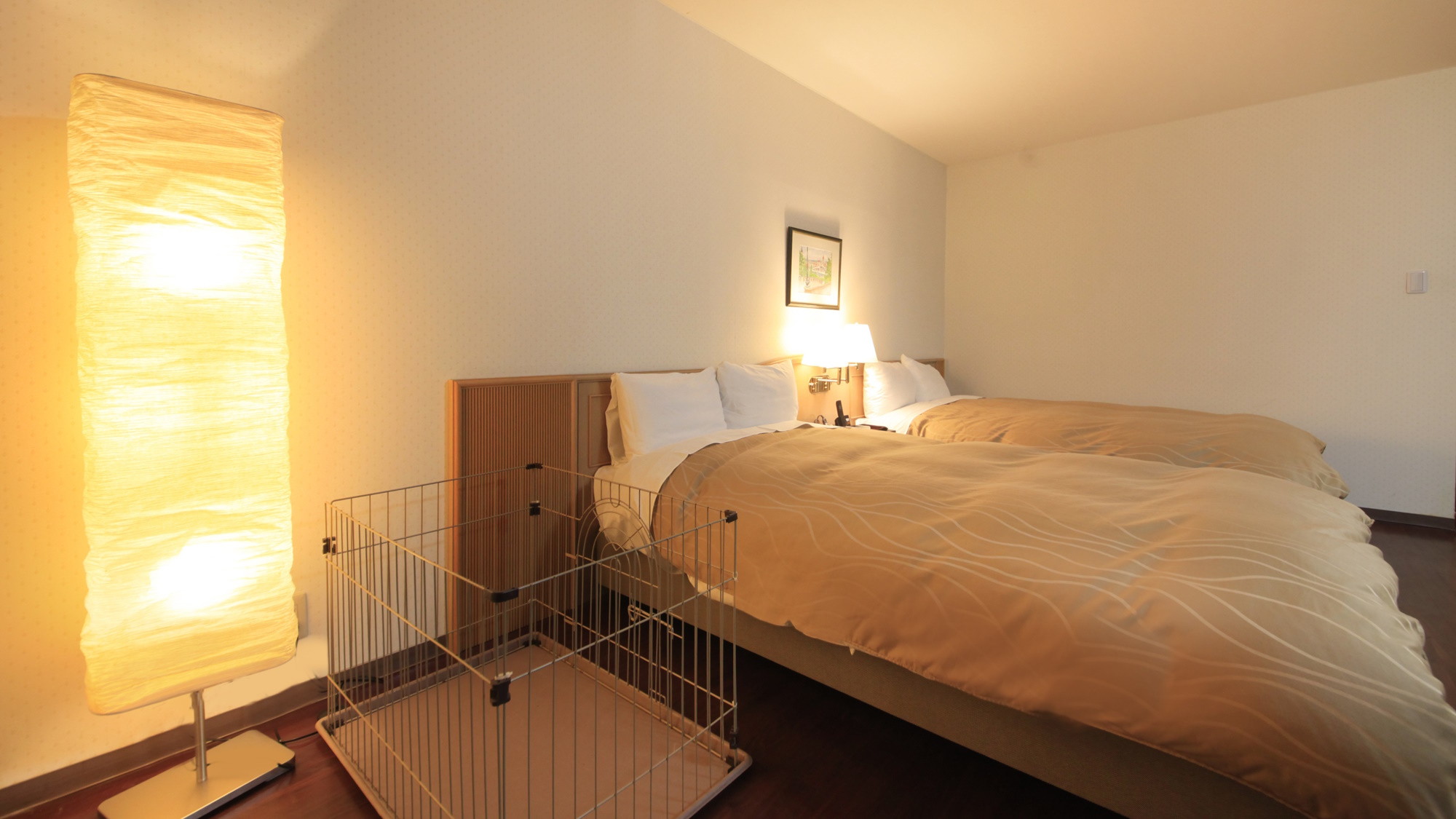 【愛犬同伴可／デラックスツイン】小型犬まで同伴OK！必要なワンちゃん用アメニティはご持参ください◎